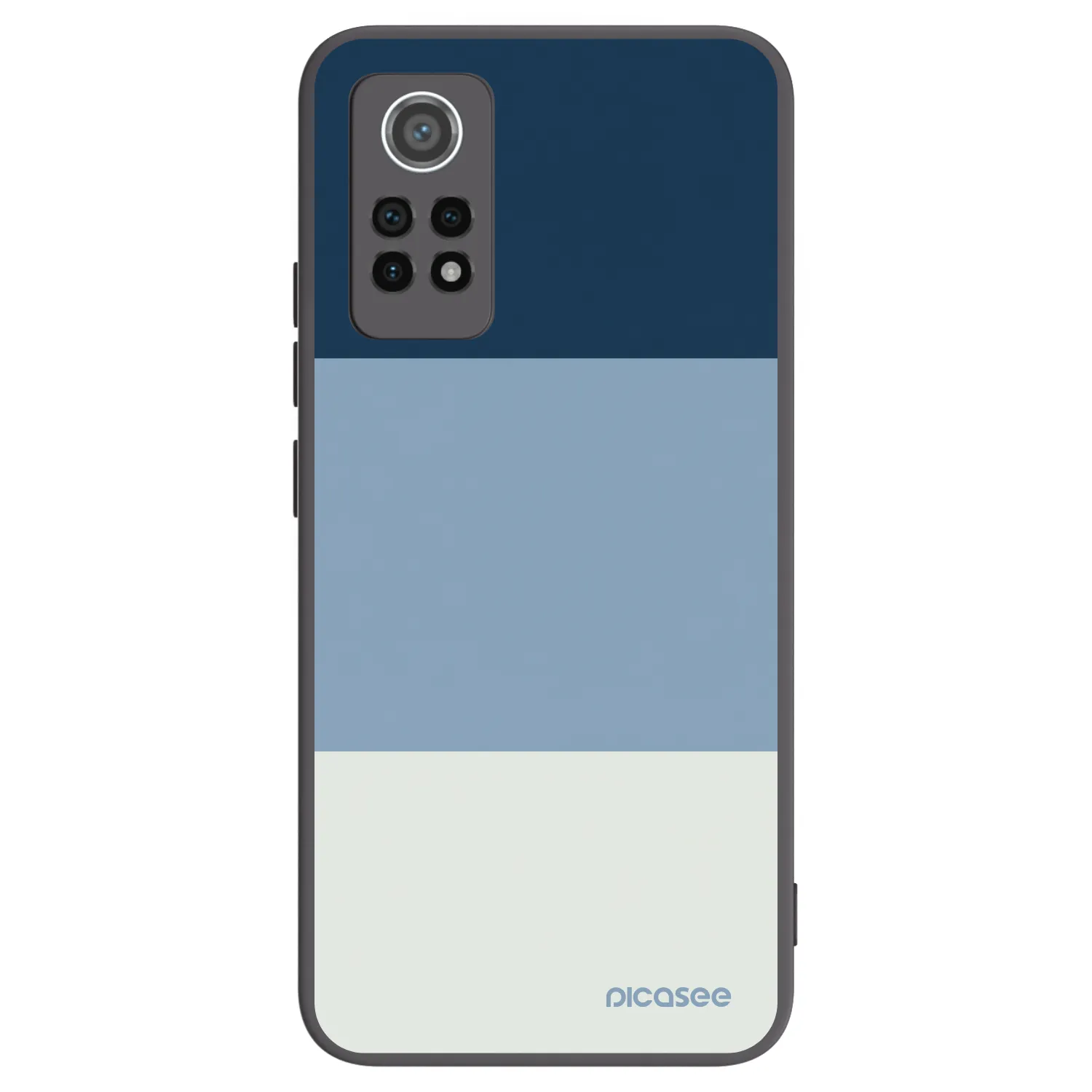 Picasee silikónový čierny obal pre Xiaomi Redmi Note 12 Pro 4G - Coastal Blue