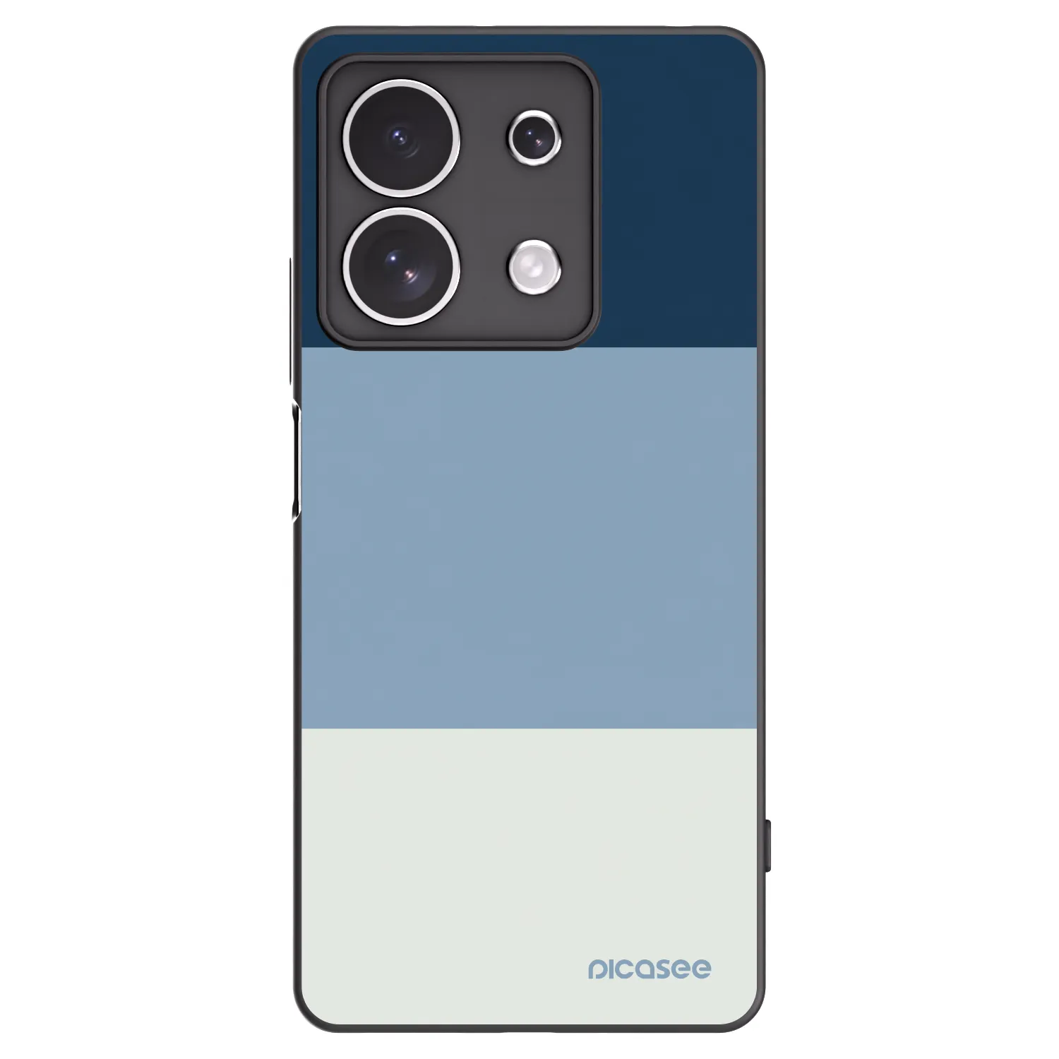 Picasee silikónový čierny obal pre Xiaomi Redmi Note 13 4G - Coastal Blue