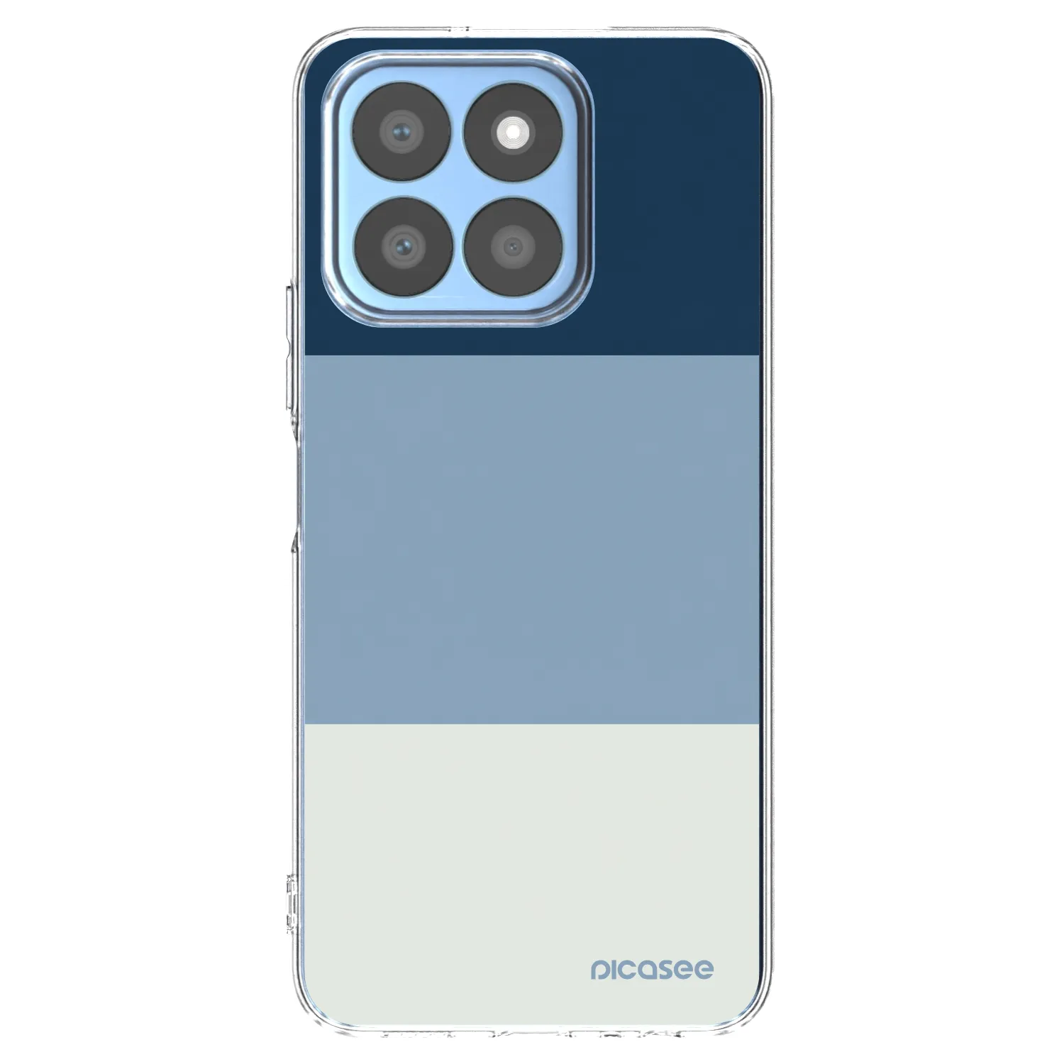 Picasee silikónový prehľadný obal pre Honor X8b - Coastal Blue