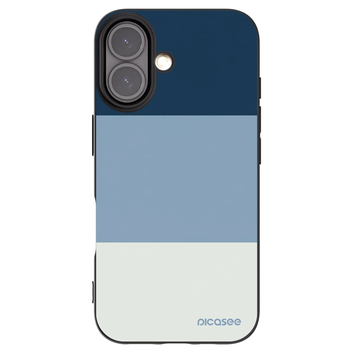 Picasee silikónový čierny obal pre Apple iPhone 16 - Coastal Blue