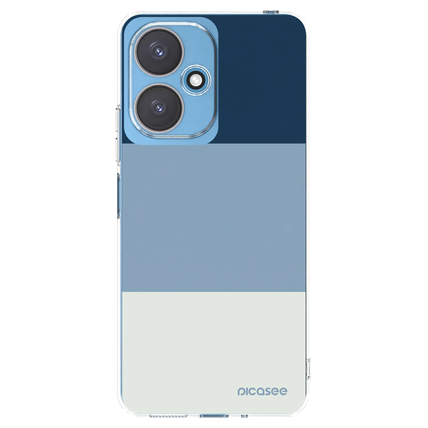 Picasee silikónový prehľadný obal pre Xiaomi Redmi 13C 5G - Coastal Blue