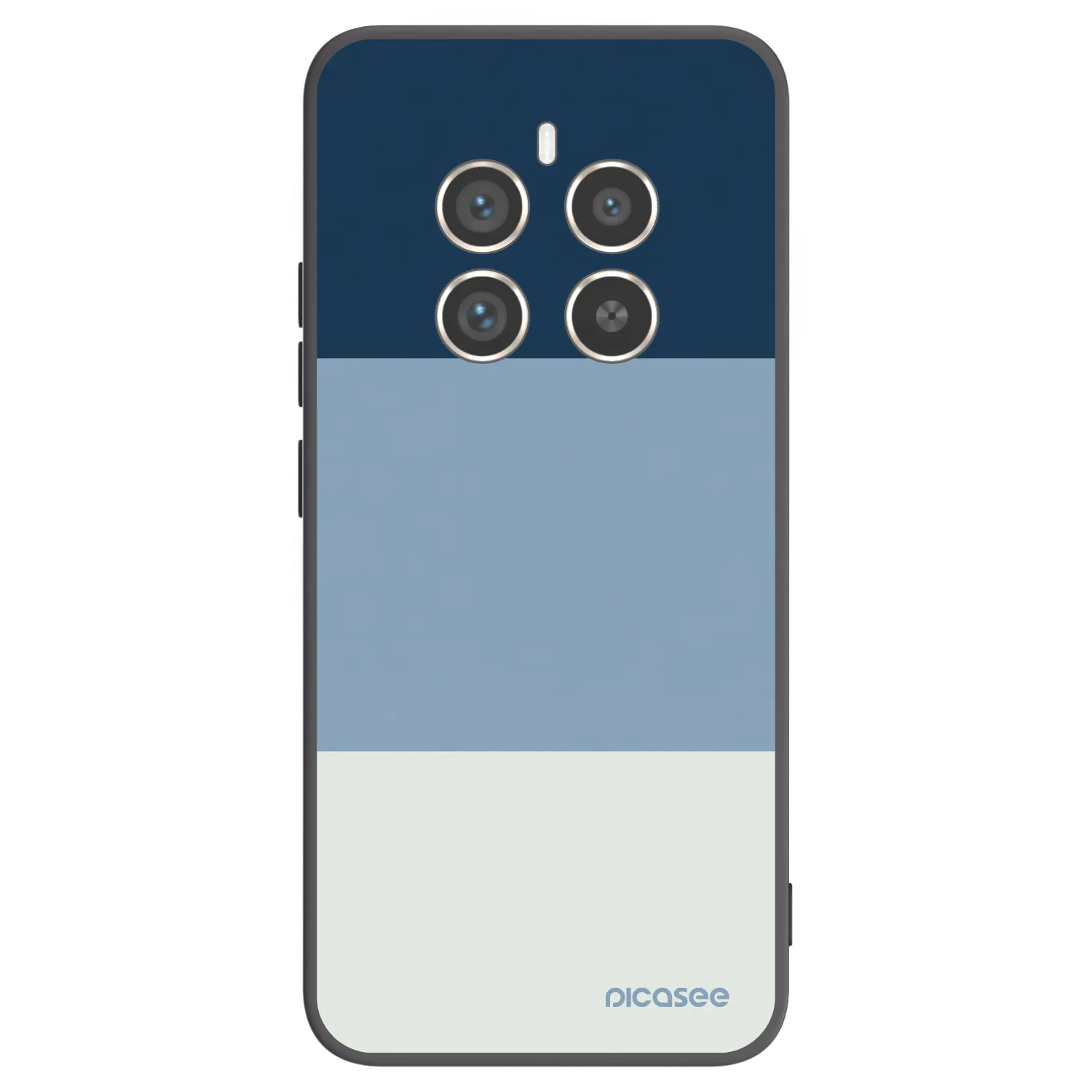 Picasee silikónový čierny obal pre Realme 12 Pro 5G - Coastal Blue