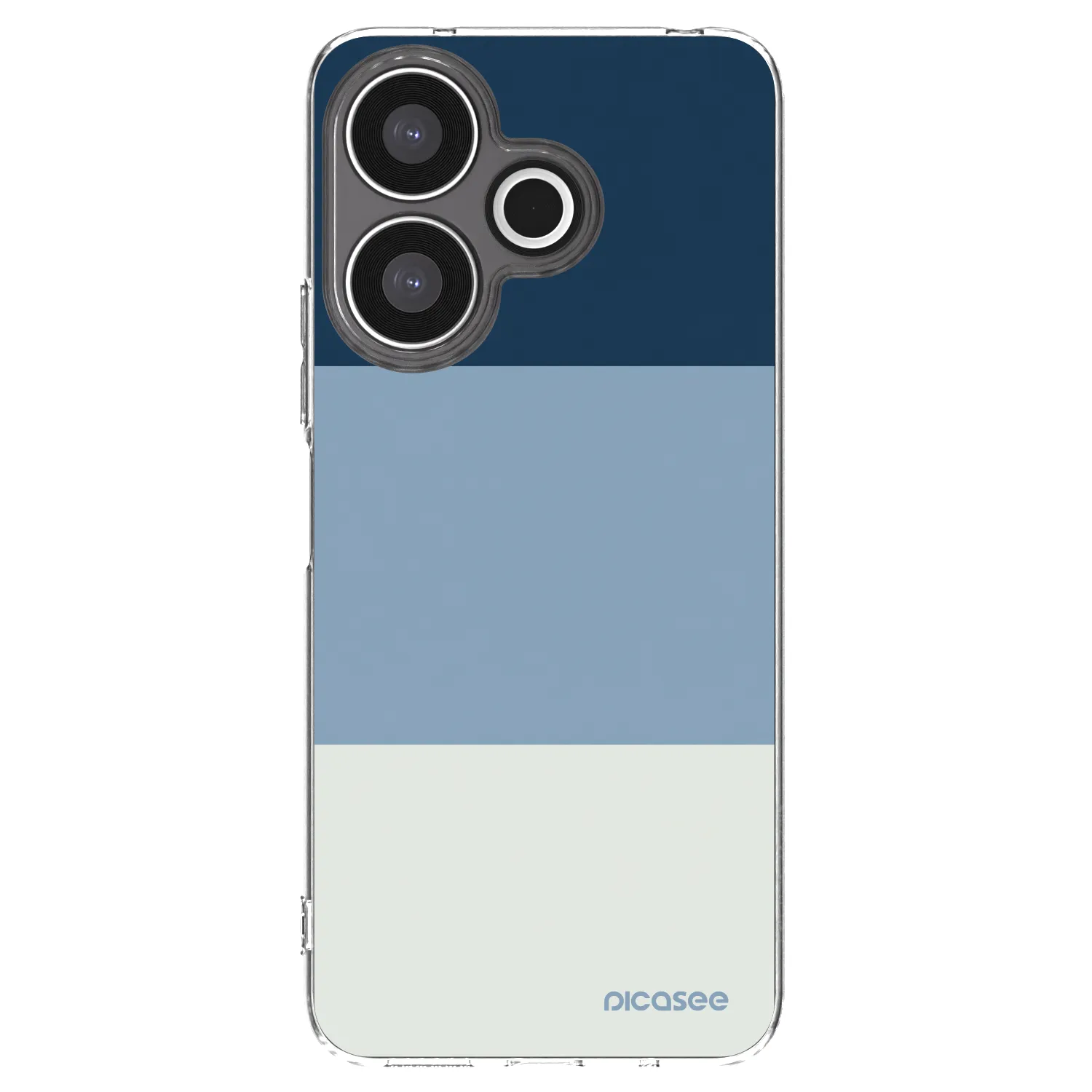 Picasee silikónový prehľadný obal pre Xiaomi Redmi 13 4G - Coastal Blue