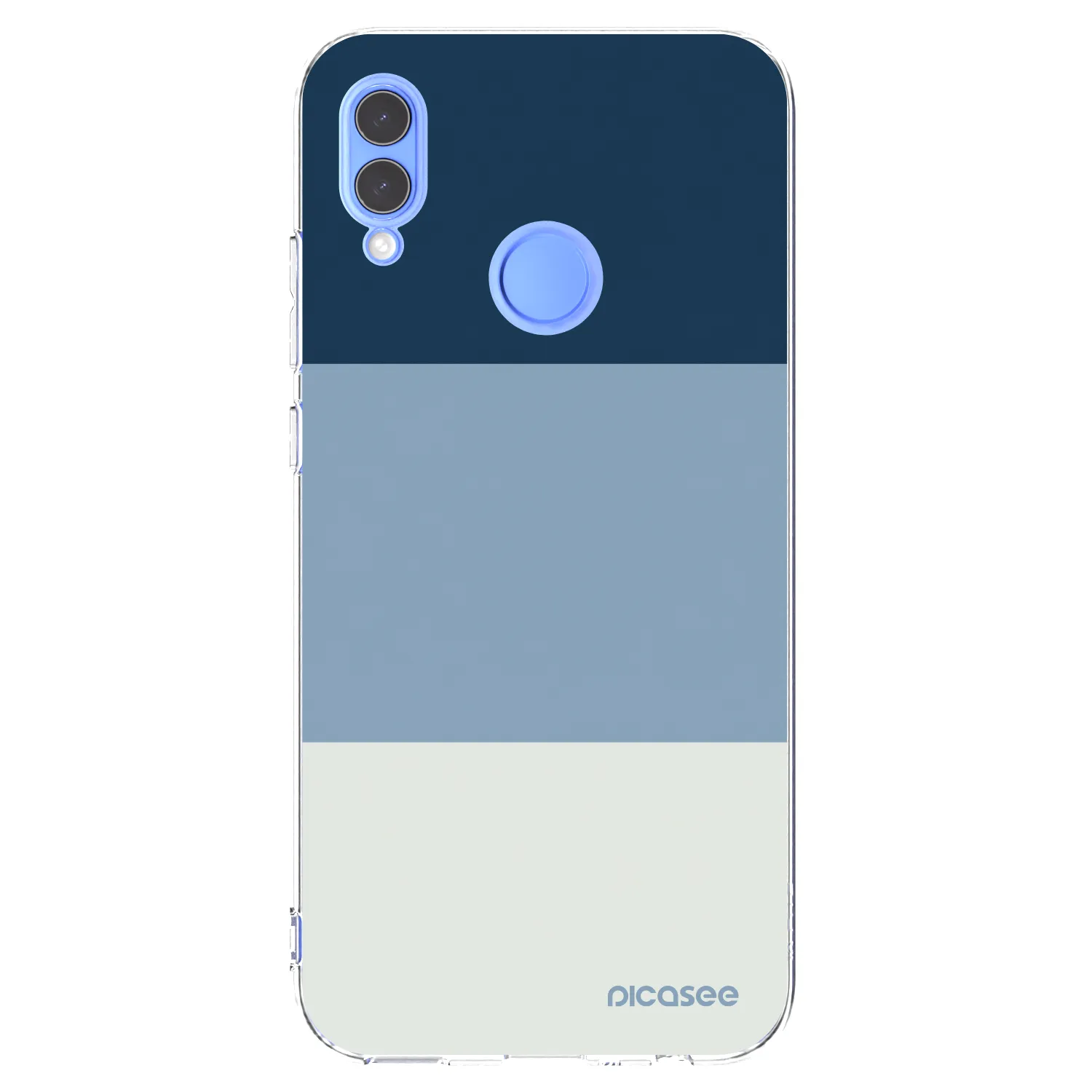 Picasee silikónový prehľadný obal pre Huawei P Smart 2019 - Coastal Blue