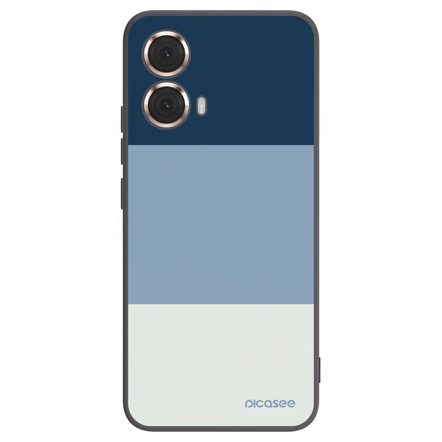 Picasee silikónový čierny obal pre Motorola Moto G85 - Coastal Blue