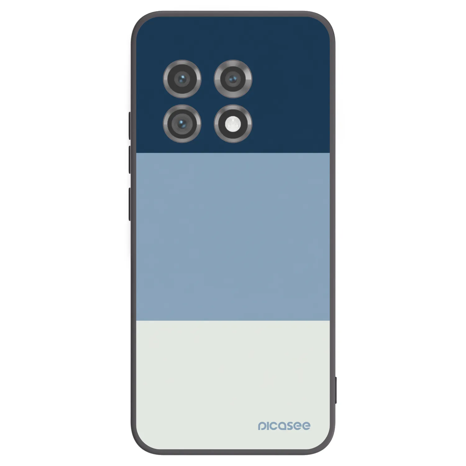 Picasee silikónový čierny obal pre OnePlus 11 5G - Coastal Blue