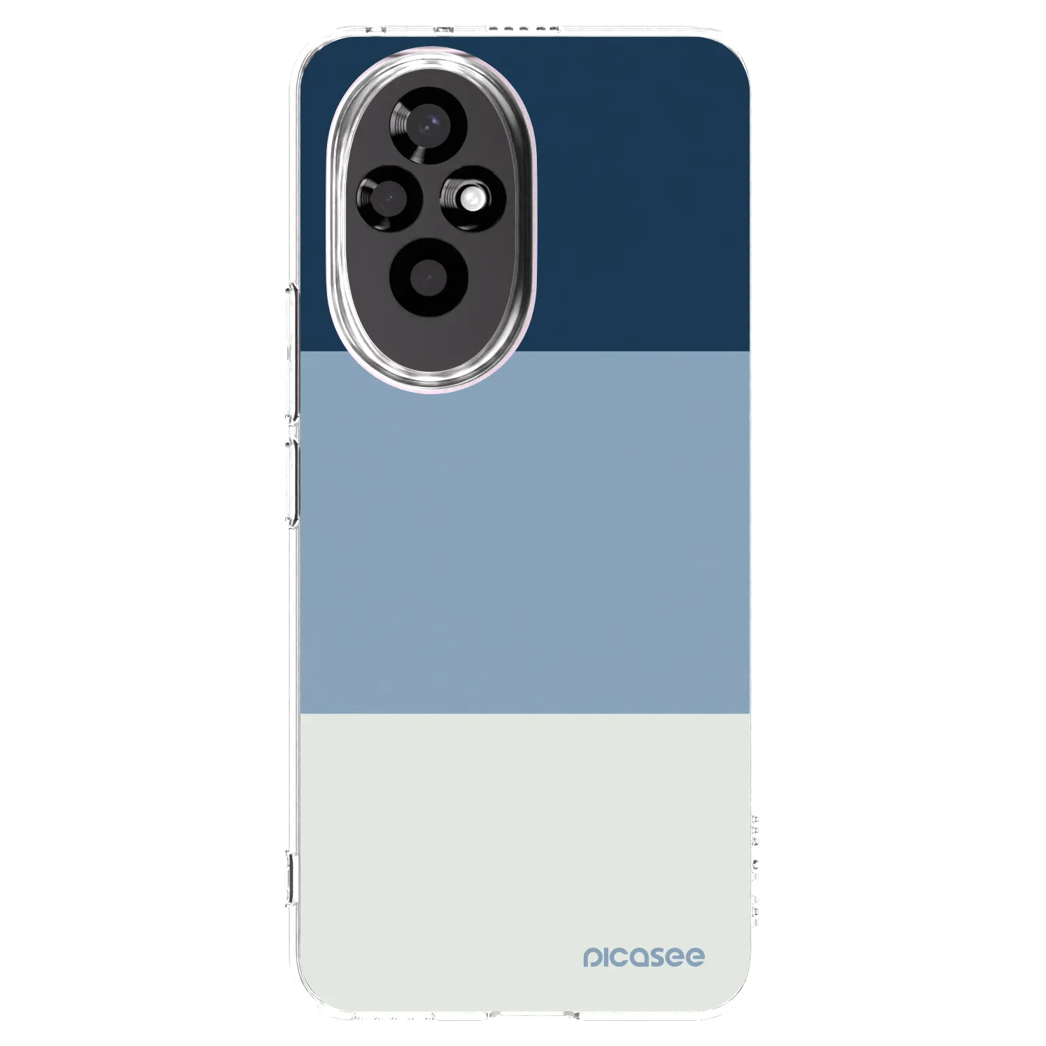 Picasee silikónový prehľadný obal pre Honor 200 Pro 5G - Coastal Blue
