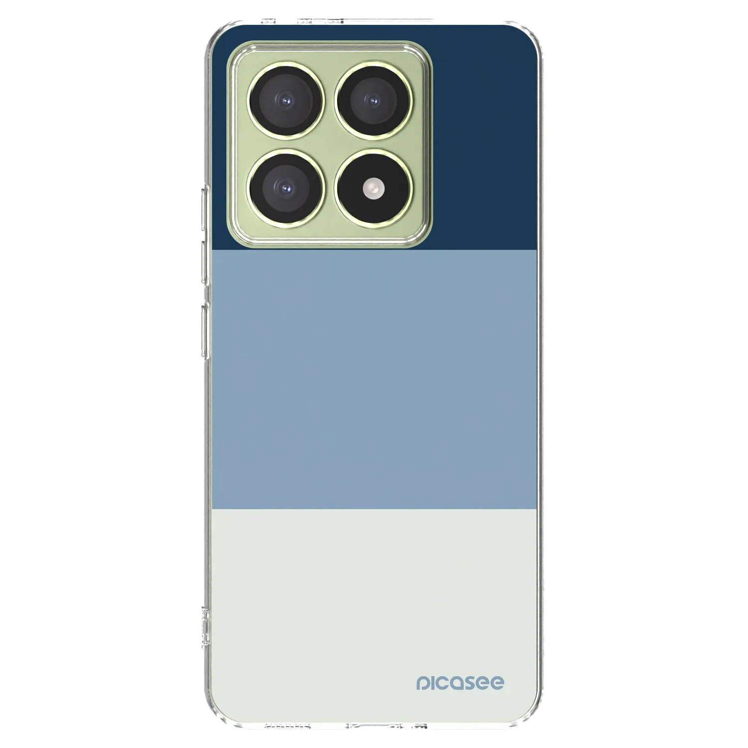 Picasee silikónový prehľadný obal pre Xiaomi 14T - Coastal Blue