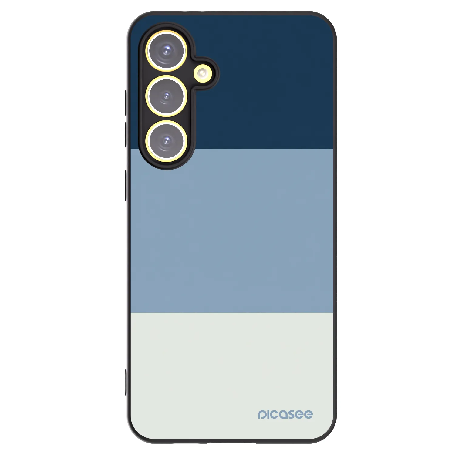 Picasee silikónový čierny obal pre Samsung Galaxy S24 FE S721B - Coastal Blue