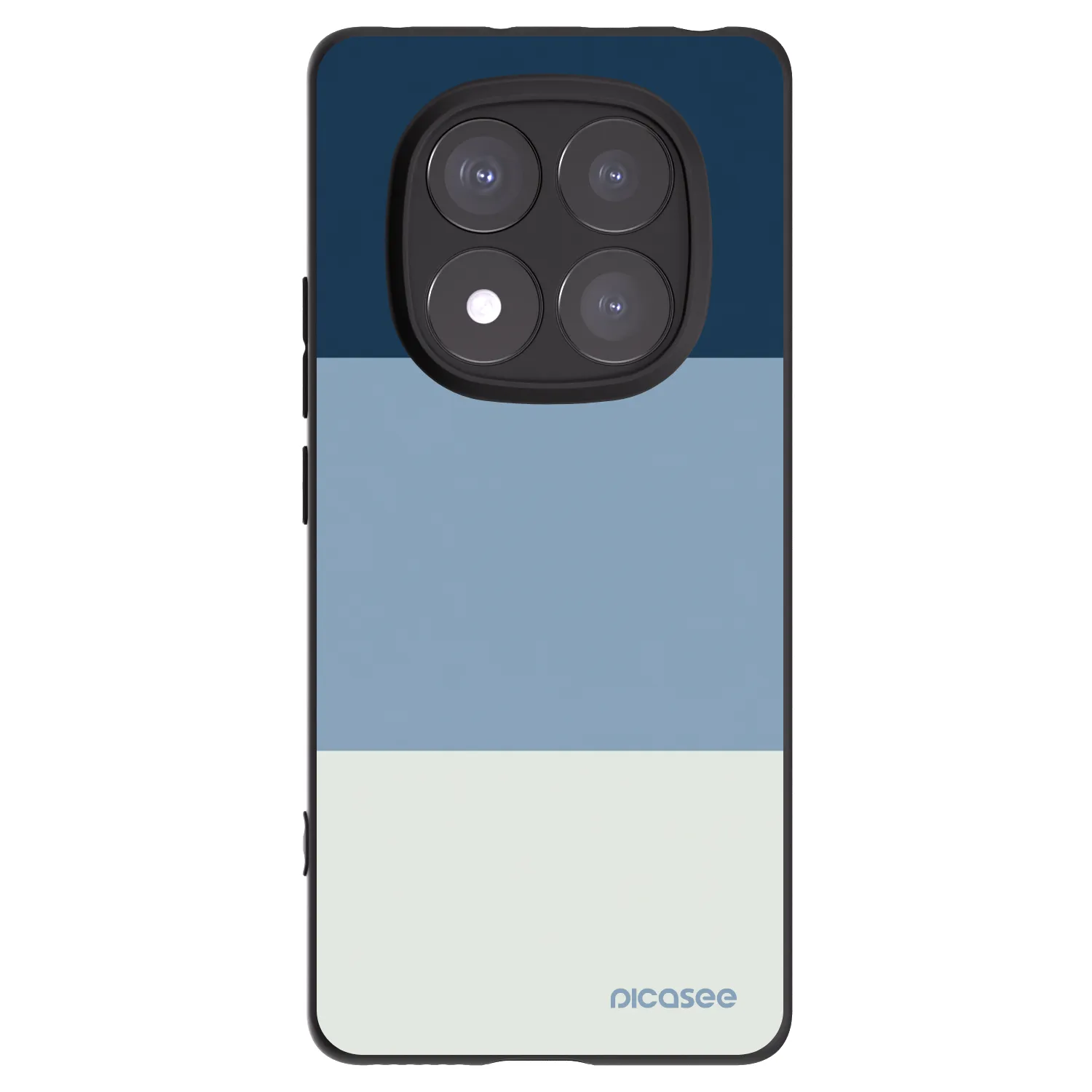 Picasee silikónový čierny obal pre Xiaomi Redmi Note 14 Pro+ 5G - Coastal Blue