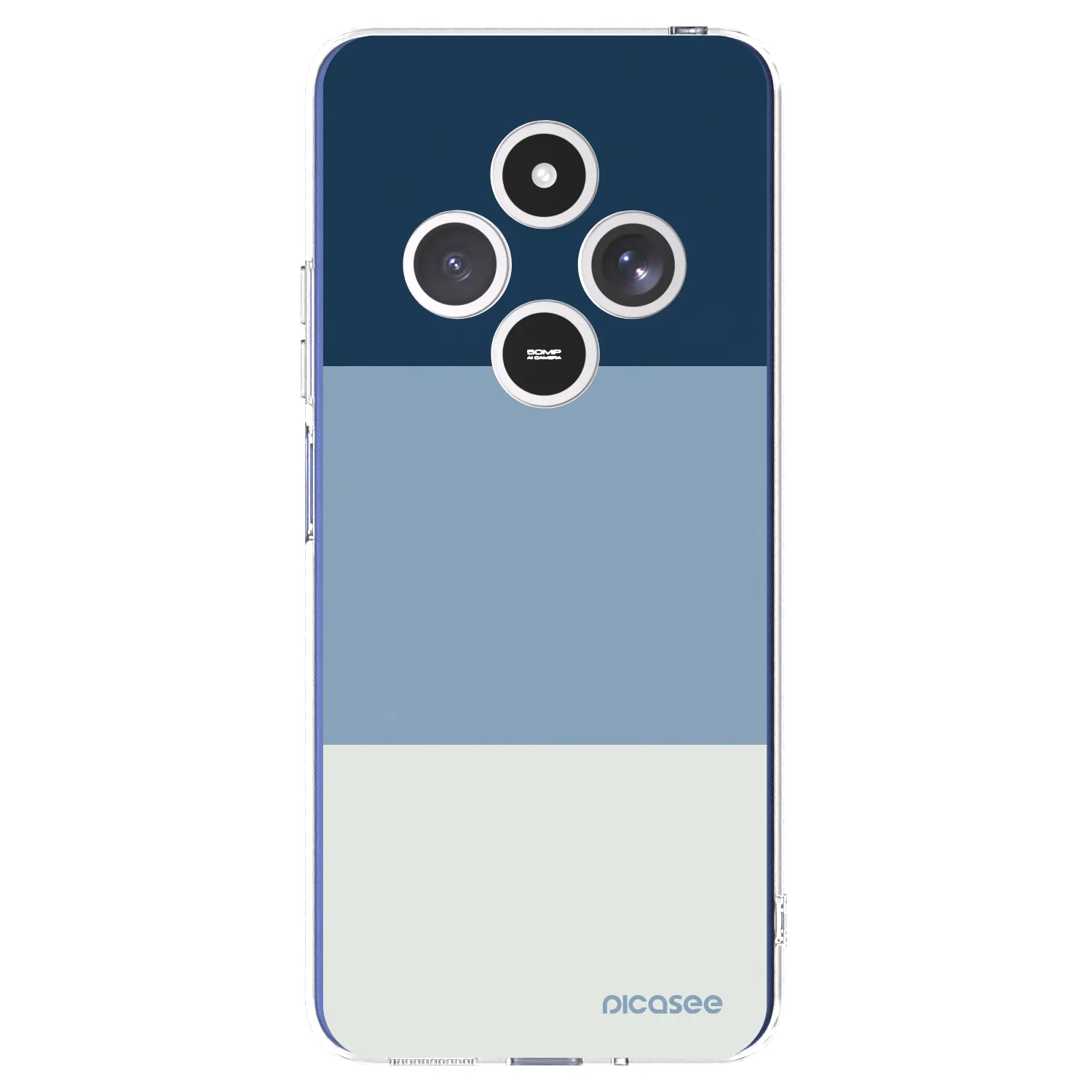 Picasee silikónový prehľadný obal pre Xiaomi Redmi 14C - Coastal Blue