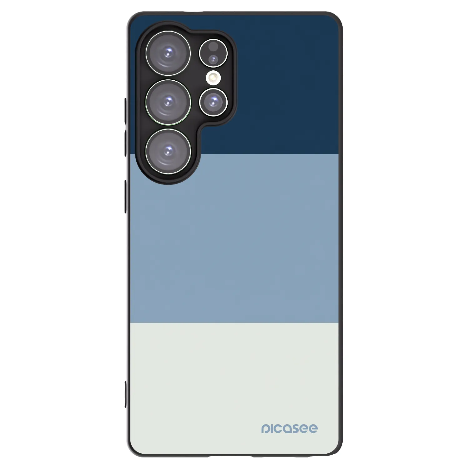 Picasee silikónový čierny obal pre Samsung Galaxy S25 Ultra 5G - Coastal Blue