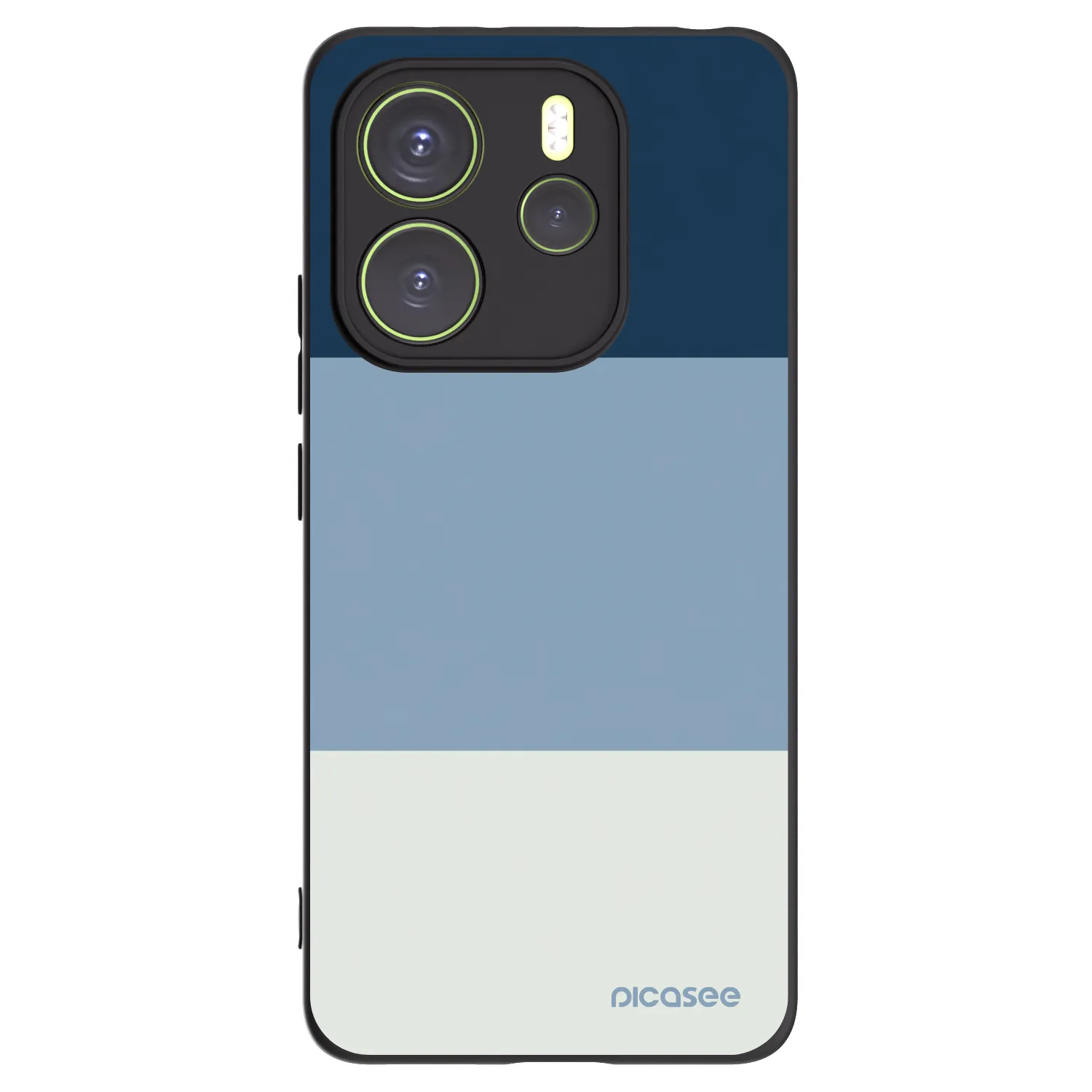 Picasee silikónový čierny obal pre Xiaomi Redmi Note 14 4G - Coastal Blue