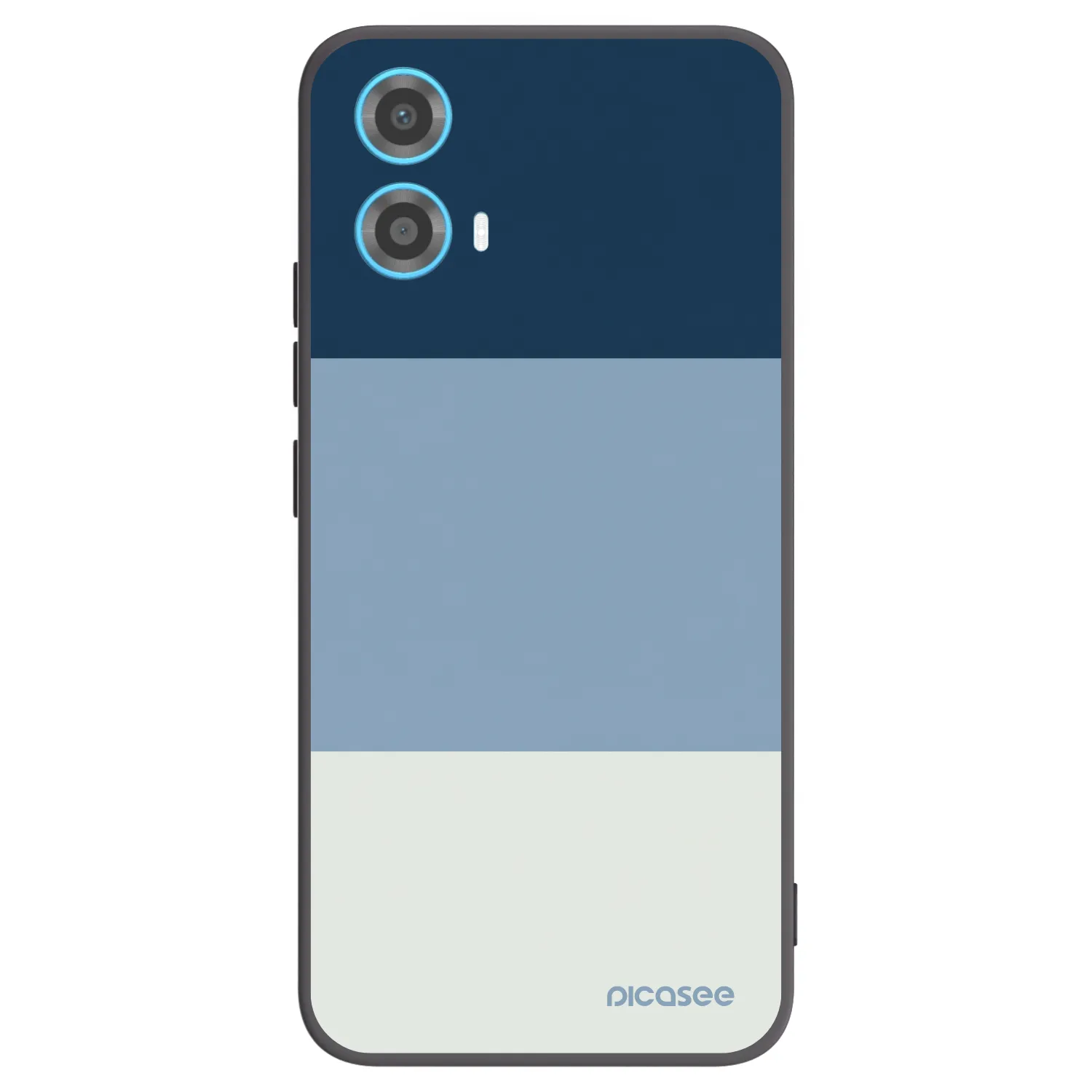 Picasee silikónový čierny obal pre Motorola Moto G34 5G - Coastal Blue