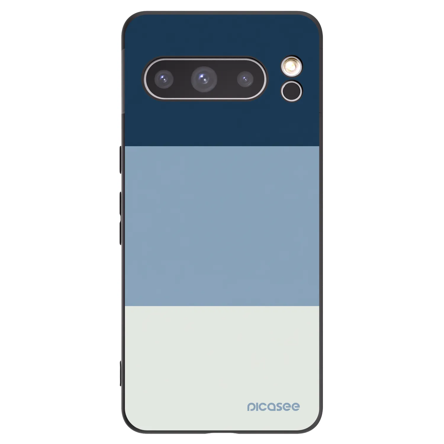 Picasee silikónový čierny obal pre Google Pixel 8 Pro - Coastal Blue