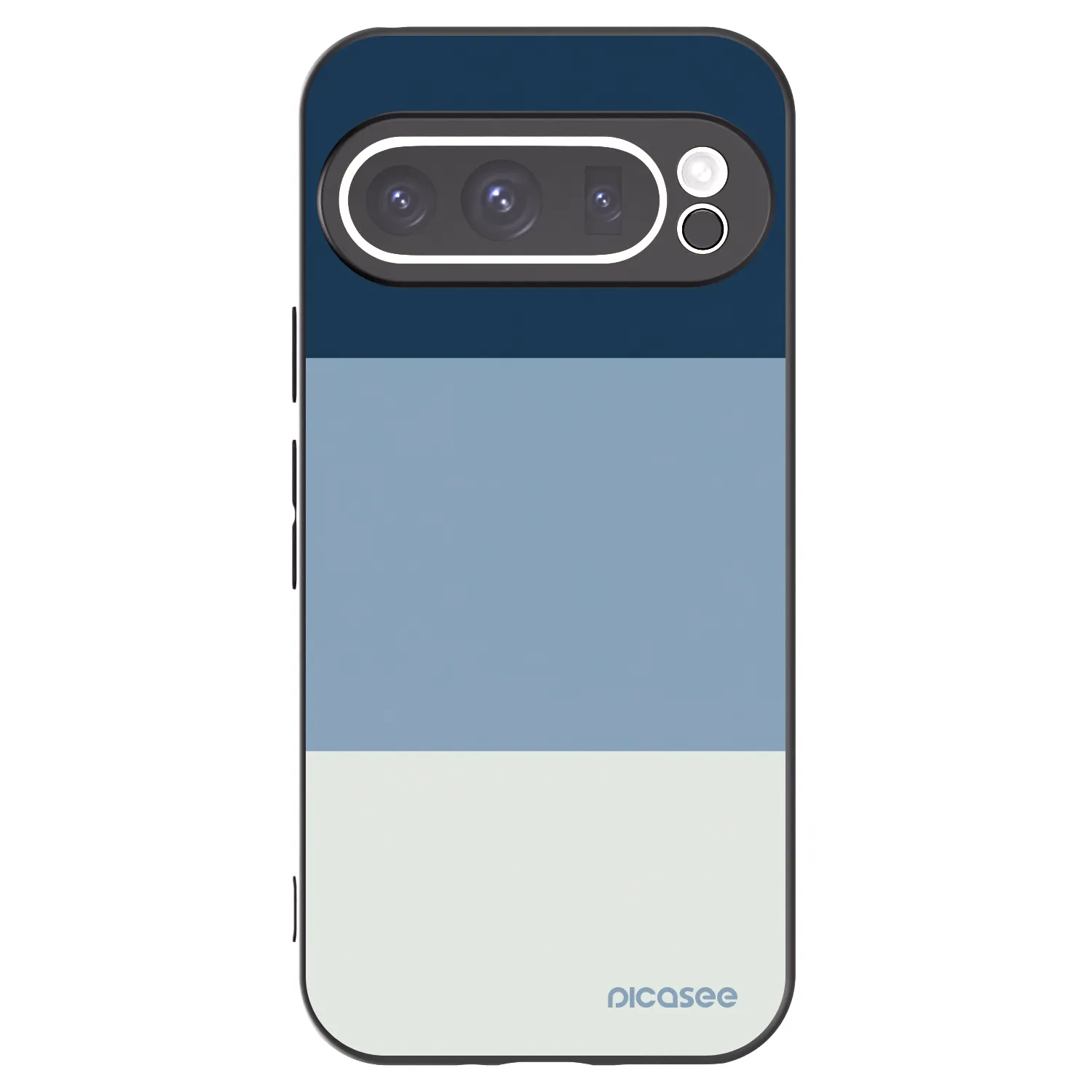 Picasee silikónový čierny obal pre Google Pixel 9 Pro - Coastal Blue