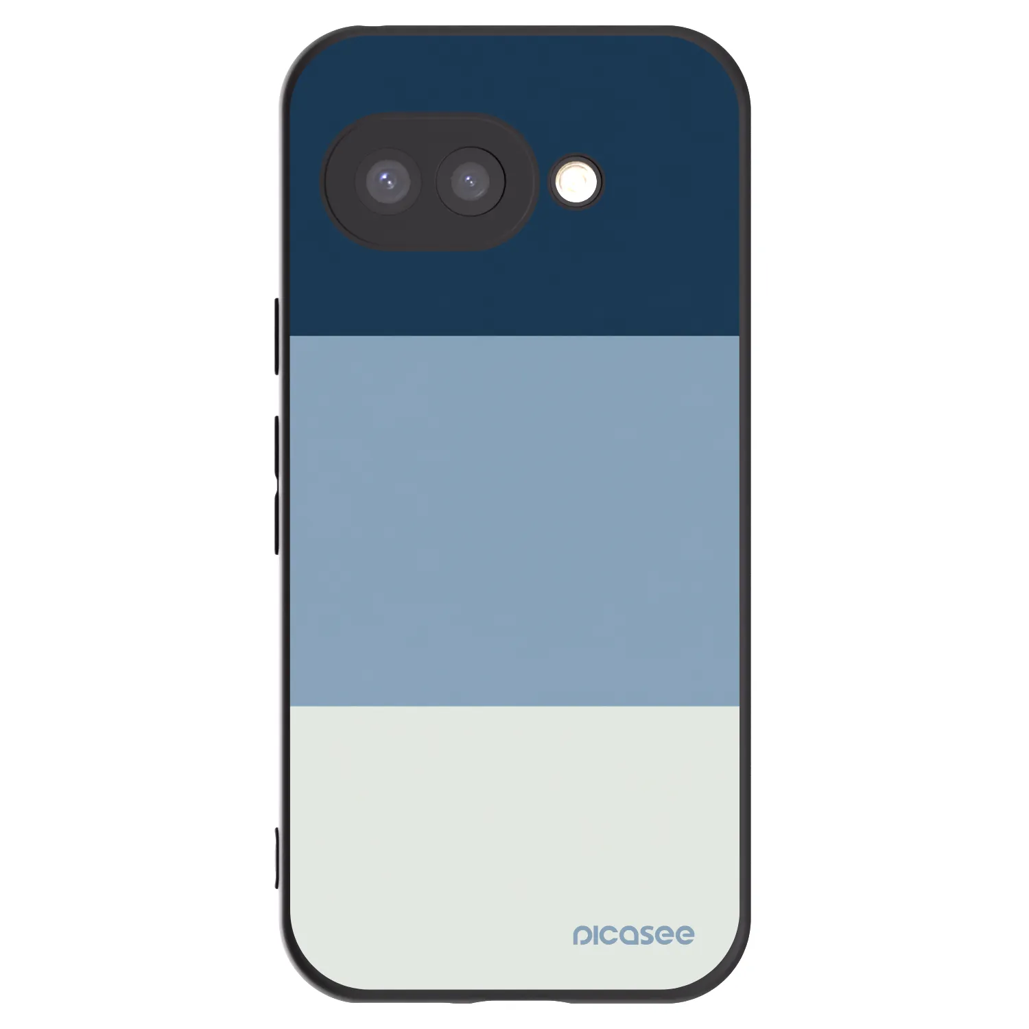 Picasee silikónový čierny obal pre Google Pixel 9a - Coastal Blue