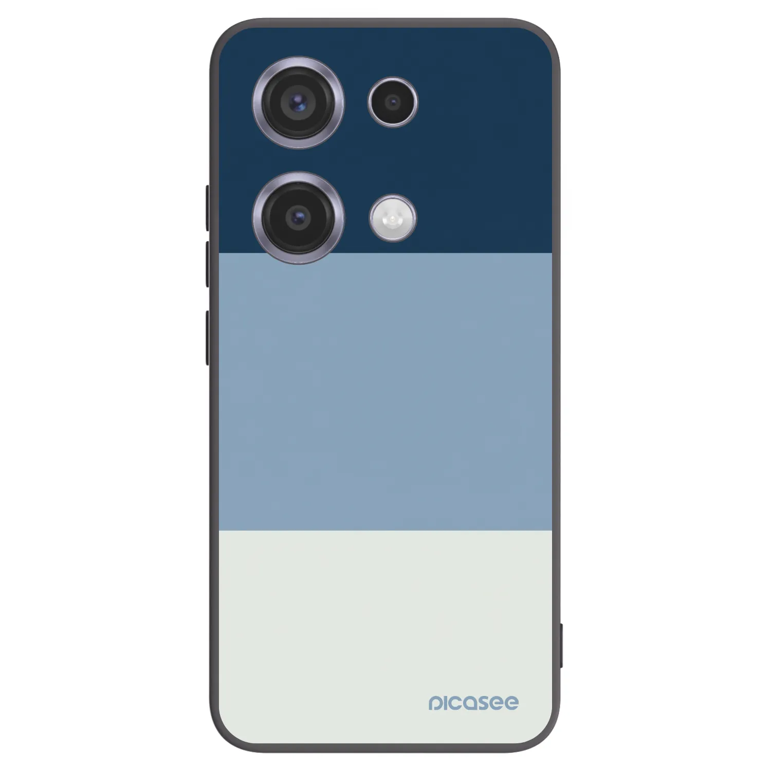 Picasee silikónový čierny obal pre Xiaomi Redmi Note 14S - Coastal Blue