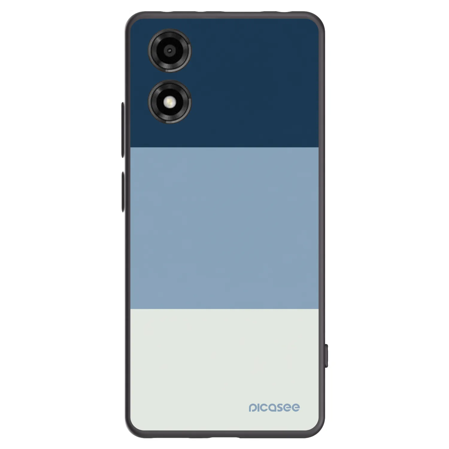 Picasee silikónový čierny obal pre Motorola Moto E14 - Coastal Blue