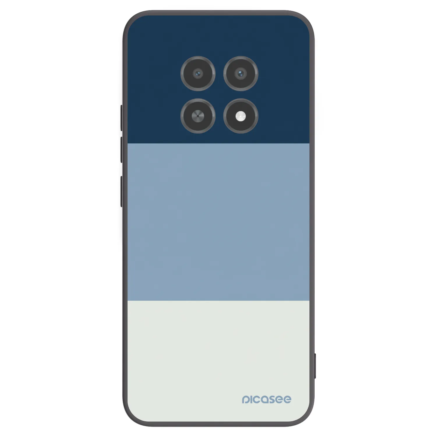 Picasee silikónový čierny obal pre Realme 12X - Coastal Blue