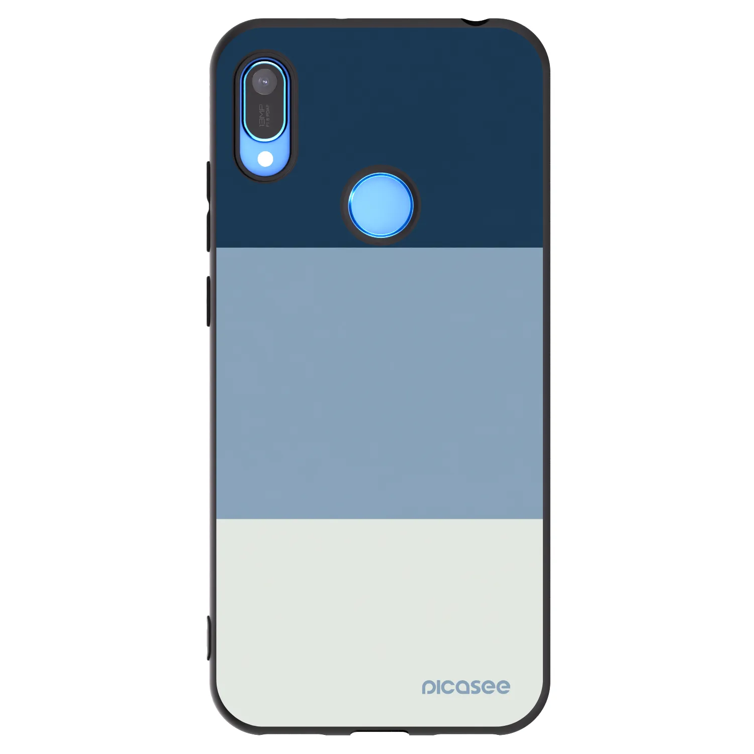 Picasee silikónový čierny obal pre Huawei Y6 2019 - Coastal Blue