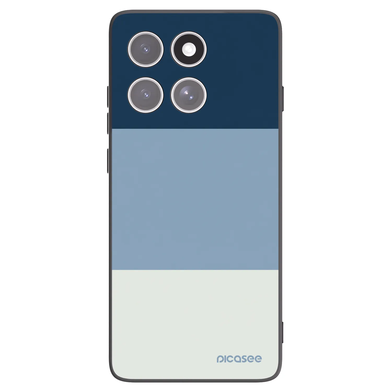 Picasee silikónový čierny obal pre Motorola Edge 60 Pro - Coastal Blue