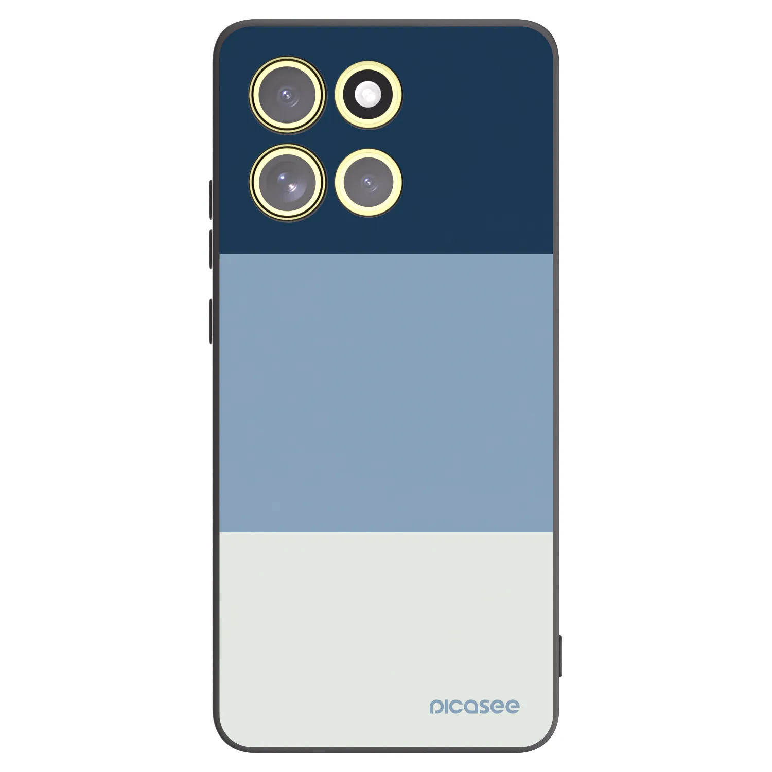 Picasee silikónový čierny obal pre Motorola Moto G86 5G - Coastal Blue