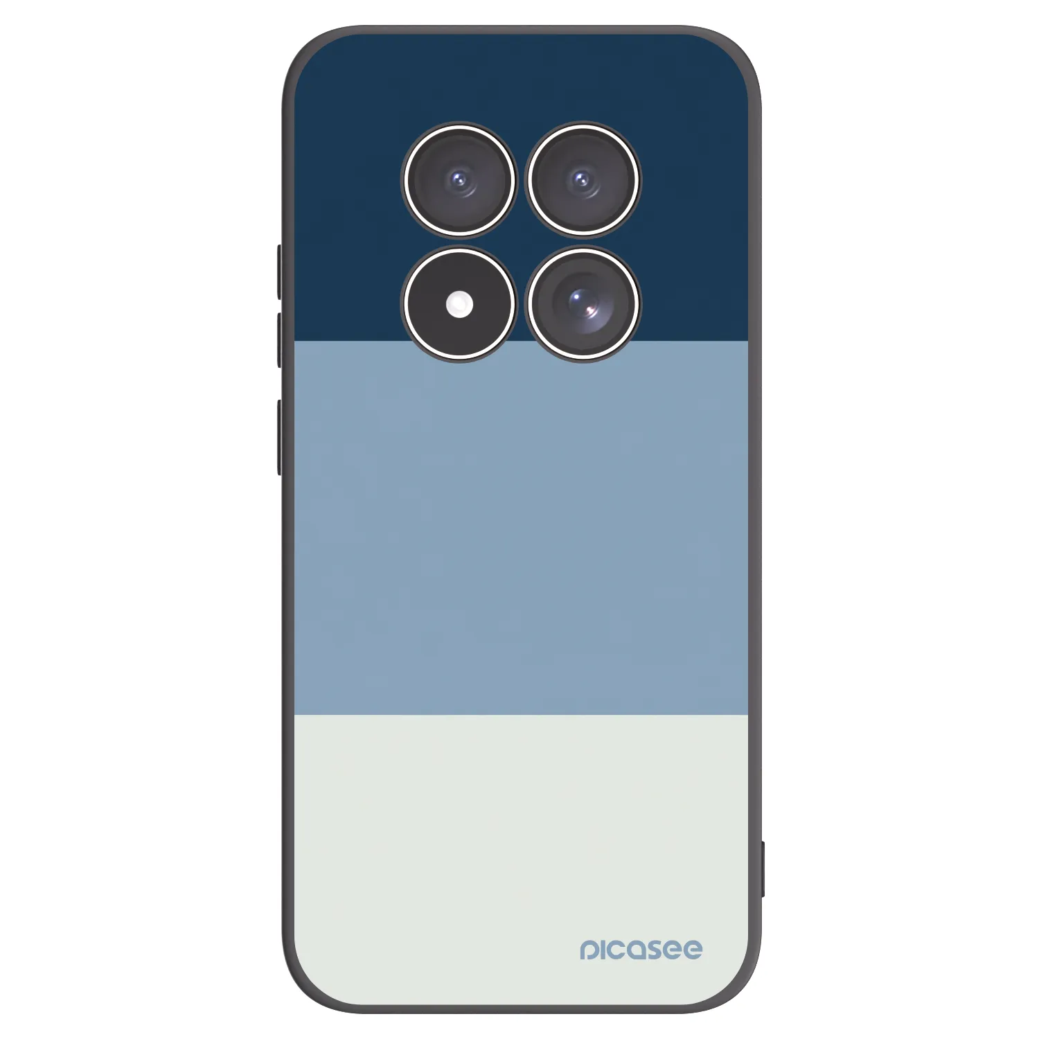 Picasee silikónový čierny obal pre Xiaomi Redmi Note 15 Pro 4G - Coastal Blue