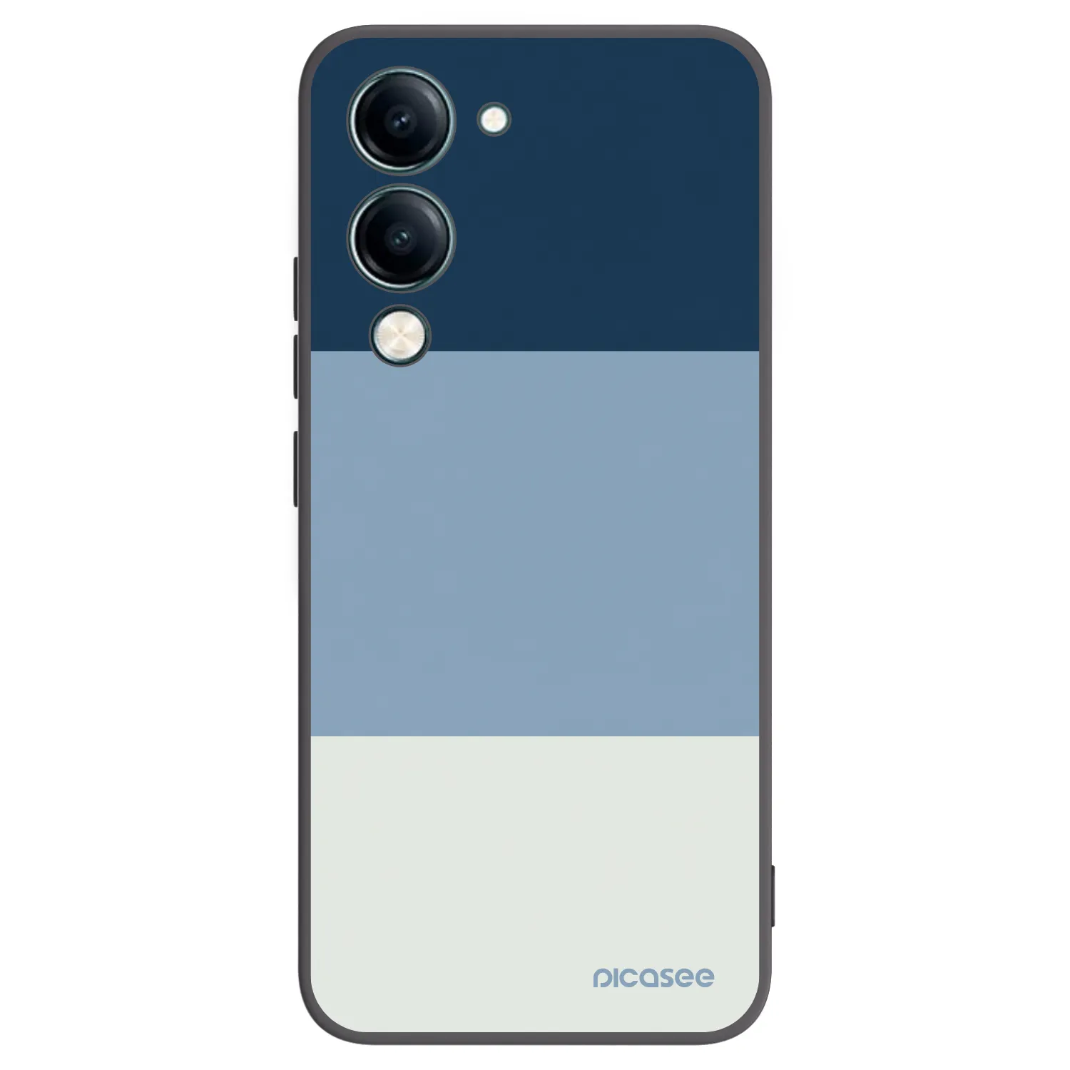 Picasee silikónový čierny obal pre Vivo Y29s 5G - Coastal Blue