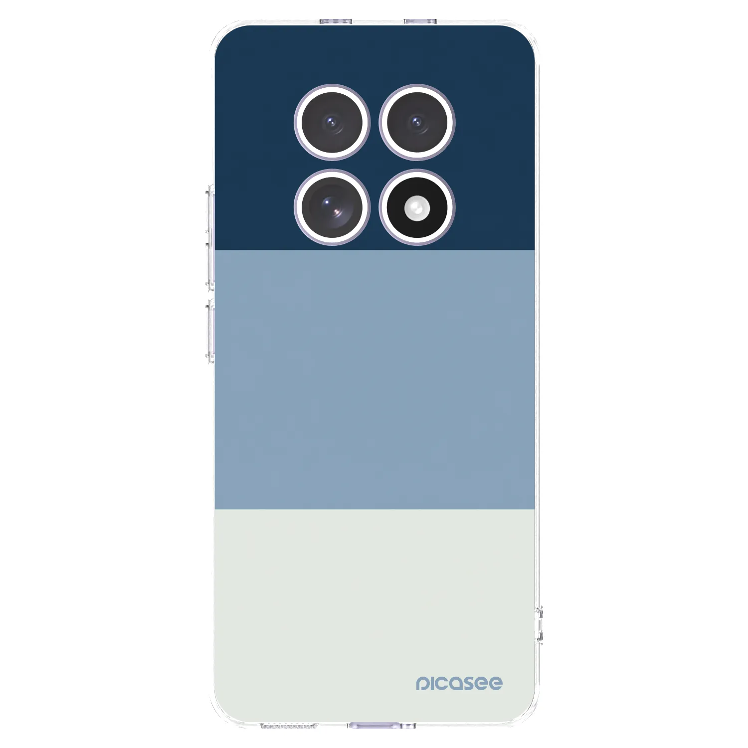 Picasee silikónový prehľadný obal pre Xiaomi Redmi Note 15 4G - Coastal Blue