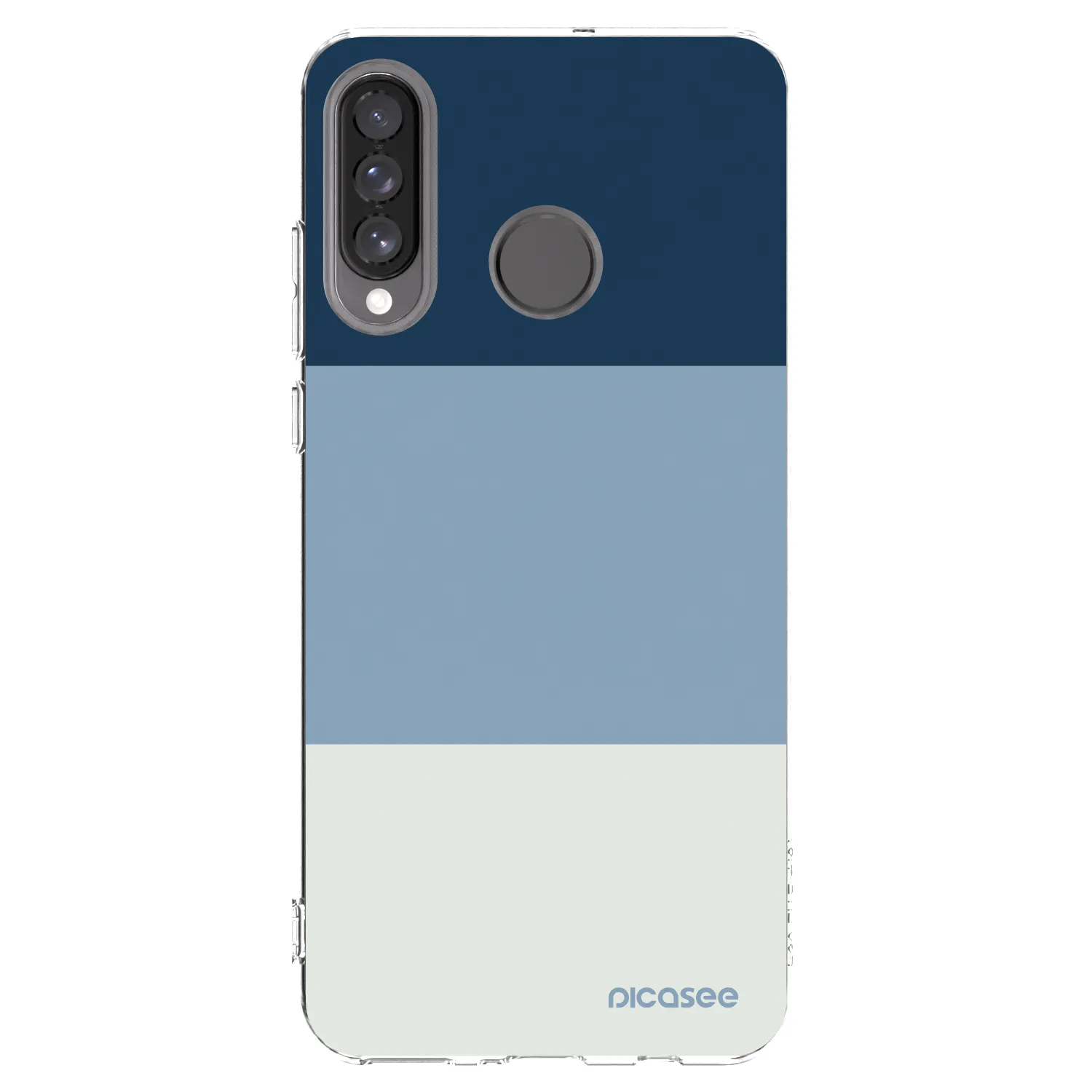 Picasee silikónový prehľadný obal pre Huawei P30 Lite - Coastal Blue