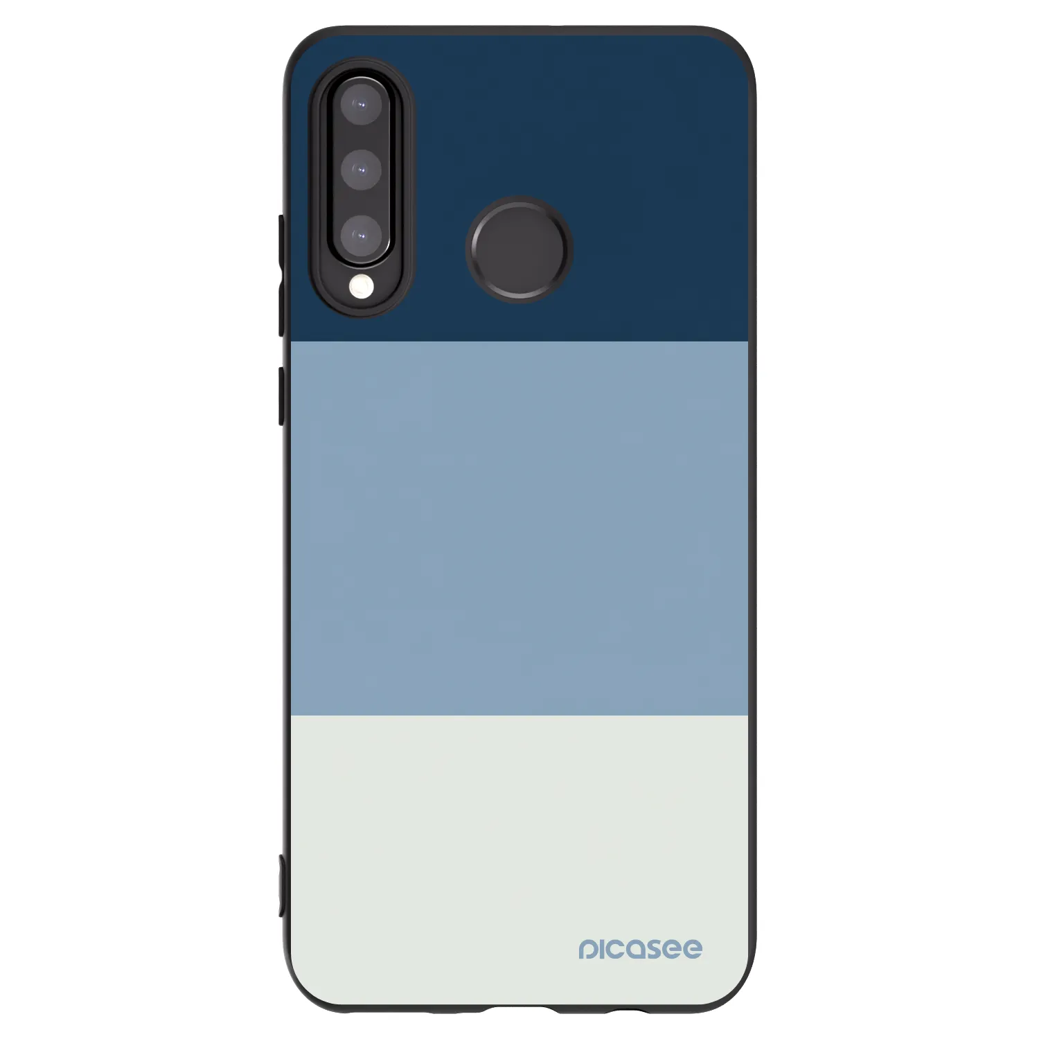 Picasee silikónový čierny obal pre Huawei P30 Lite - Coastal Blue