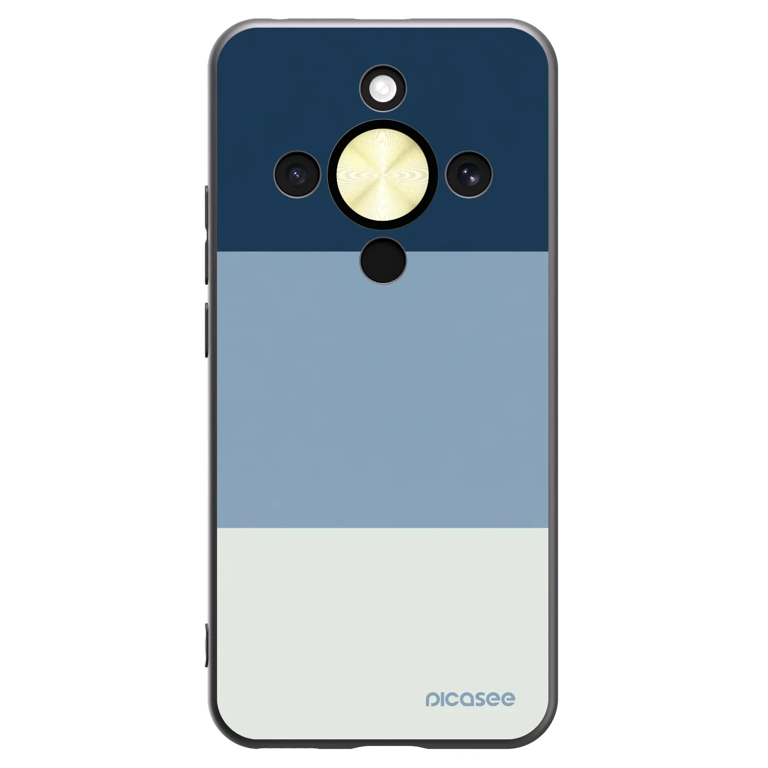 Picasee silikónový čierny obal pre Honor Magic8 Lite 5G - Coastal Blue