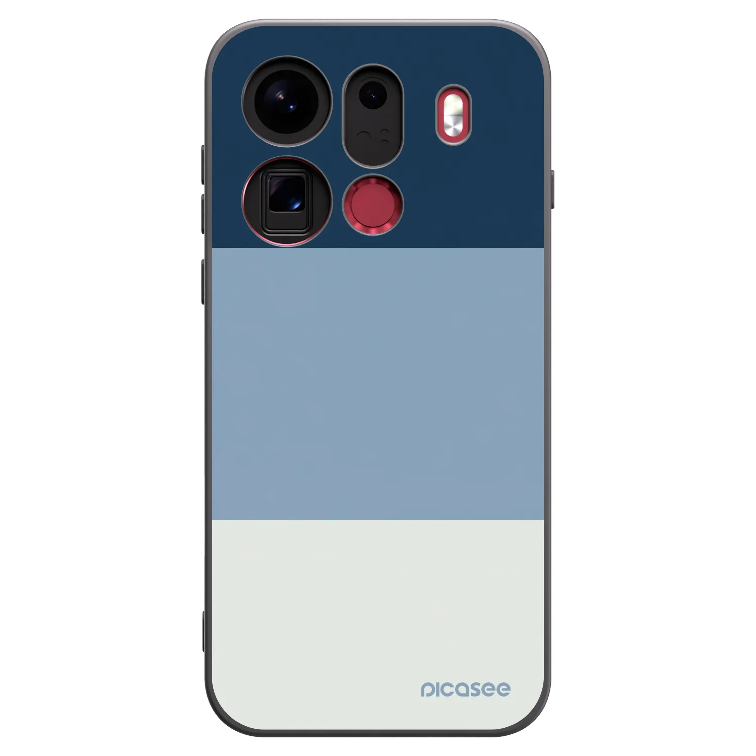 Picasee silikónový čierny obal pre OPPO Find X9 Pro - Coastal Blue