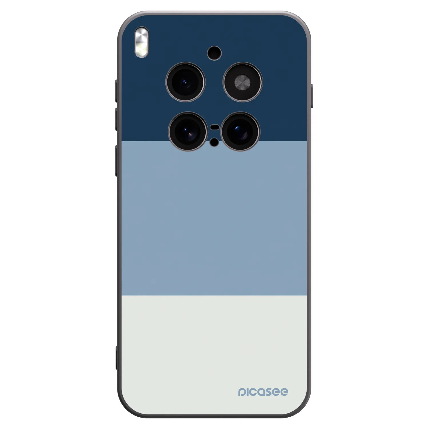 Picasee silikónový čierny obal pre Vivo X300 Pro - Coastal Blue