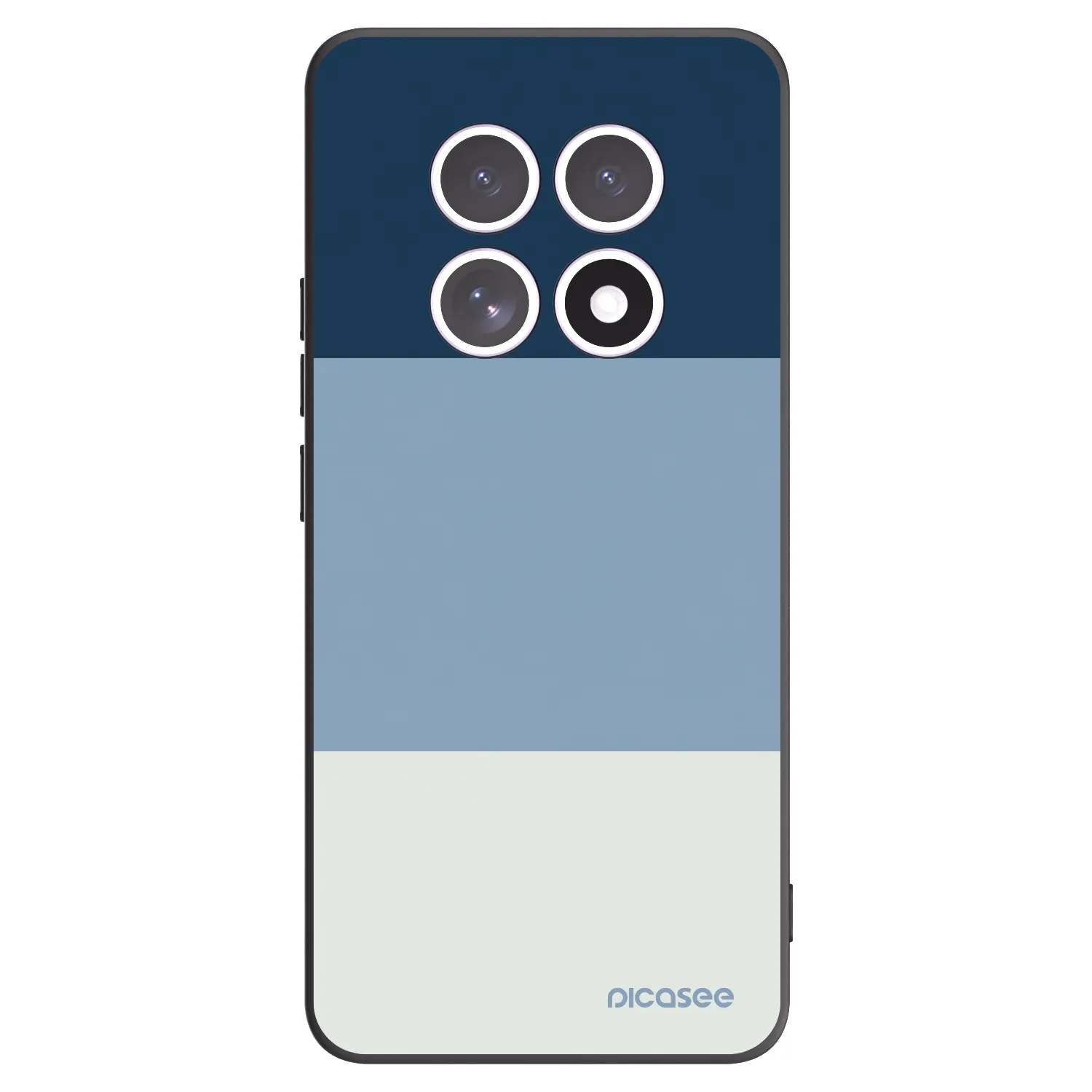 Picasee silikónový čierny obal pre Xiaomi Redmi Note 15 5G - Coastal Blue