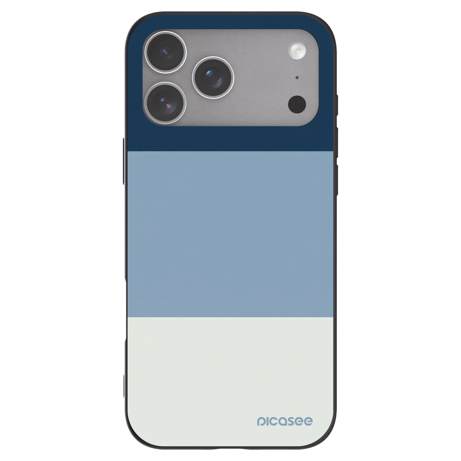 Picasee silikónový čierny obal pre Apple iPhone 18 Pro Max - Coastal Blue