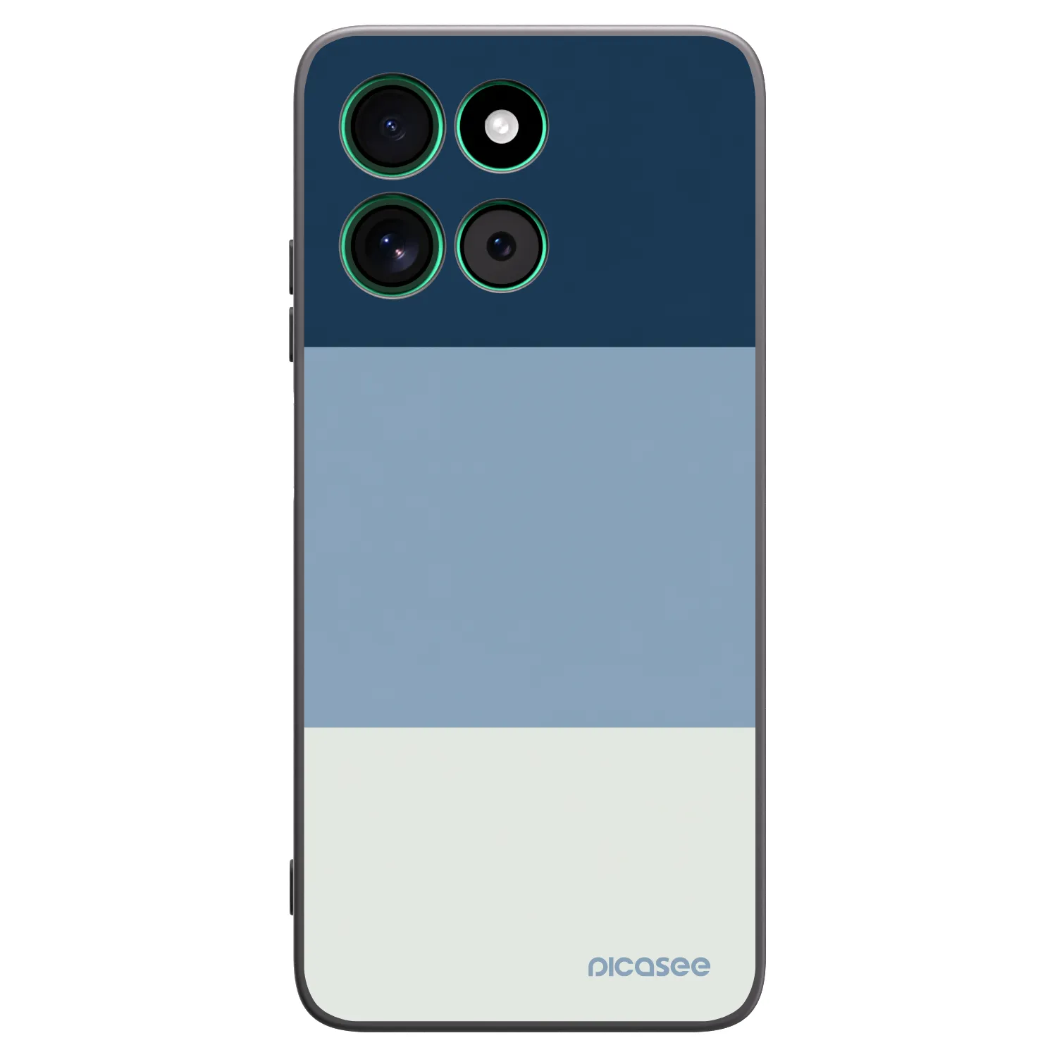 Picasee silikónový čierny obal pre Motorola Moto G57 Power - Coastal Blue