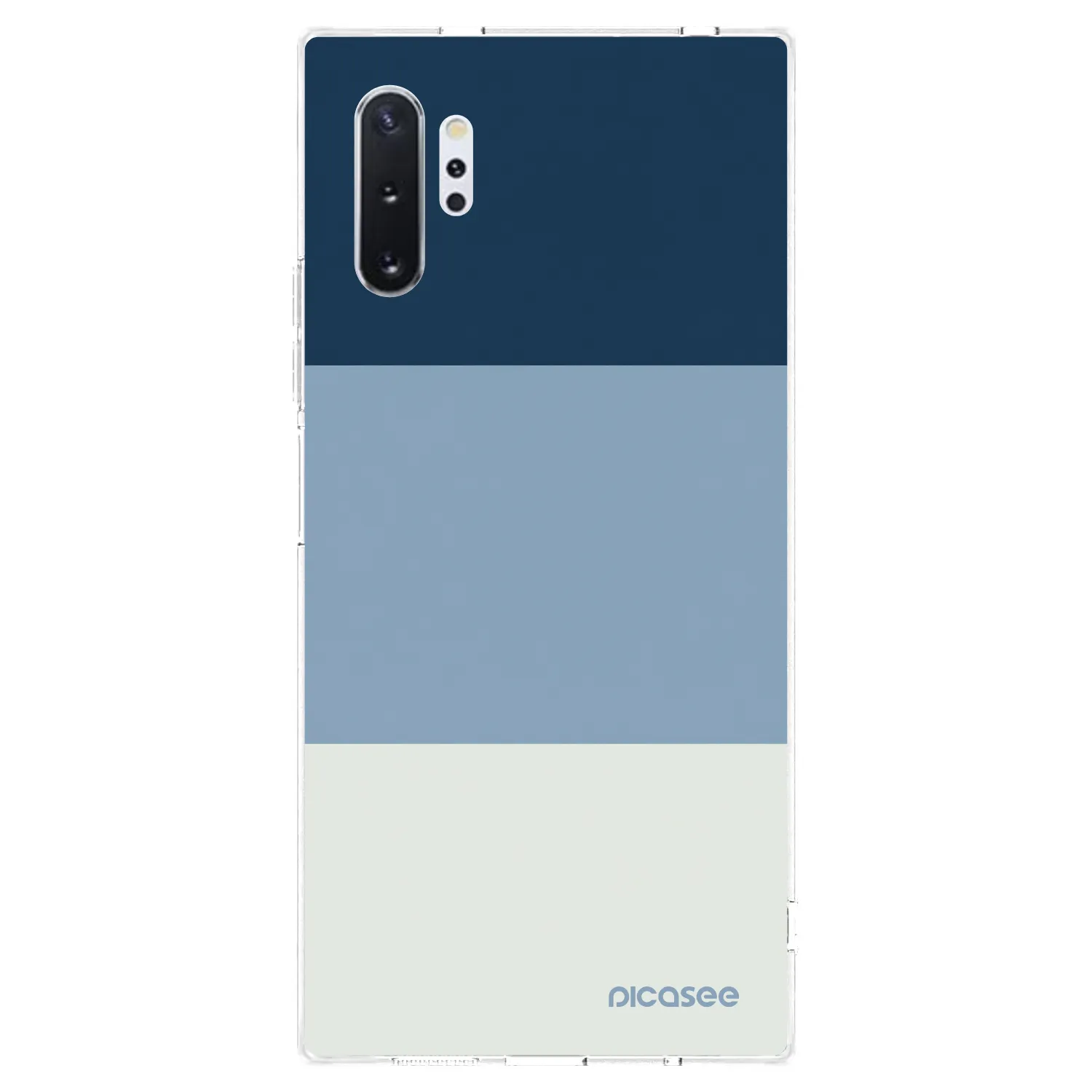 Picasee silikónový prehľadný obal pre Samsung Galaxy Note 10+ N975F - Coastal Blue