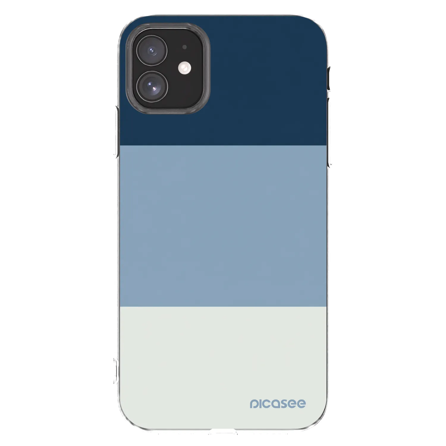 Picasee silikónový prehľadný obal pre Apple iPhone 11 - Coastal Blue