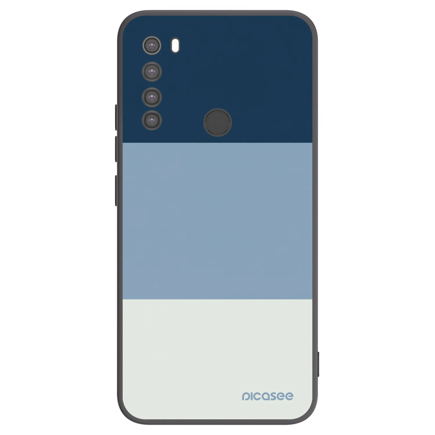 Picasee silikónový čierny obal pre Xiaomi Redmi Note 8 - Coastal Blue