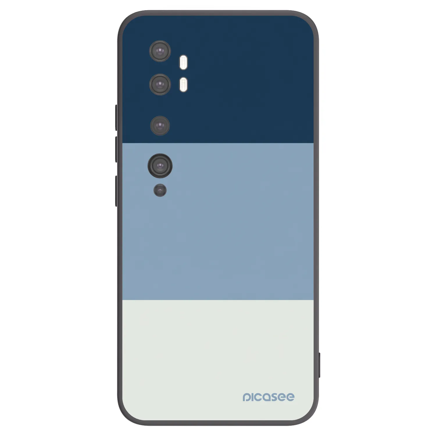 Picasee silikónový čierny obal pre Xiaomi Mi Note 10 (Pro) - Coastal Blue