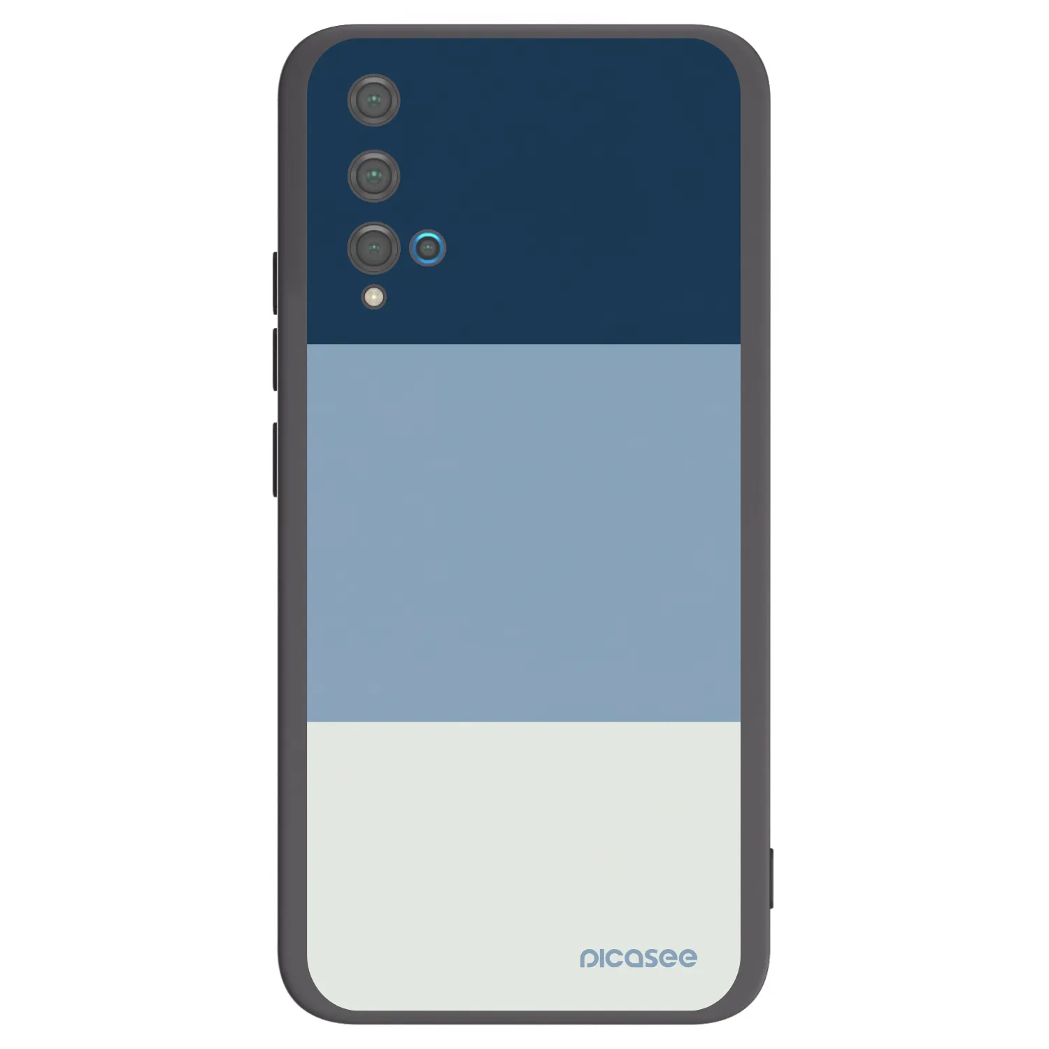 Picasee silikónový čierny obal pre Huawei Nova 5T - Coastal Blue
