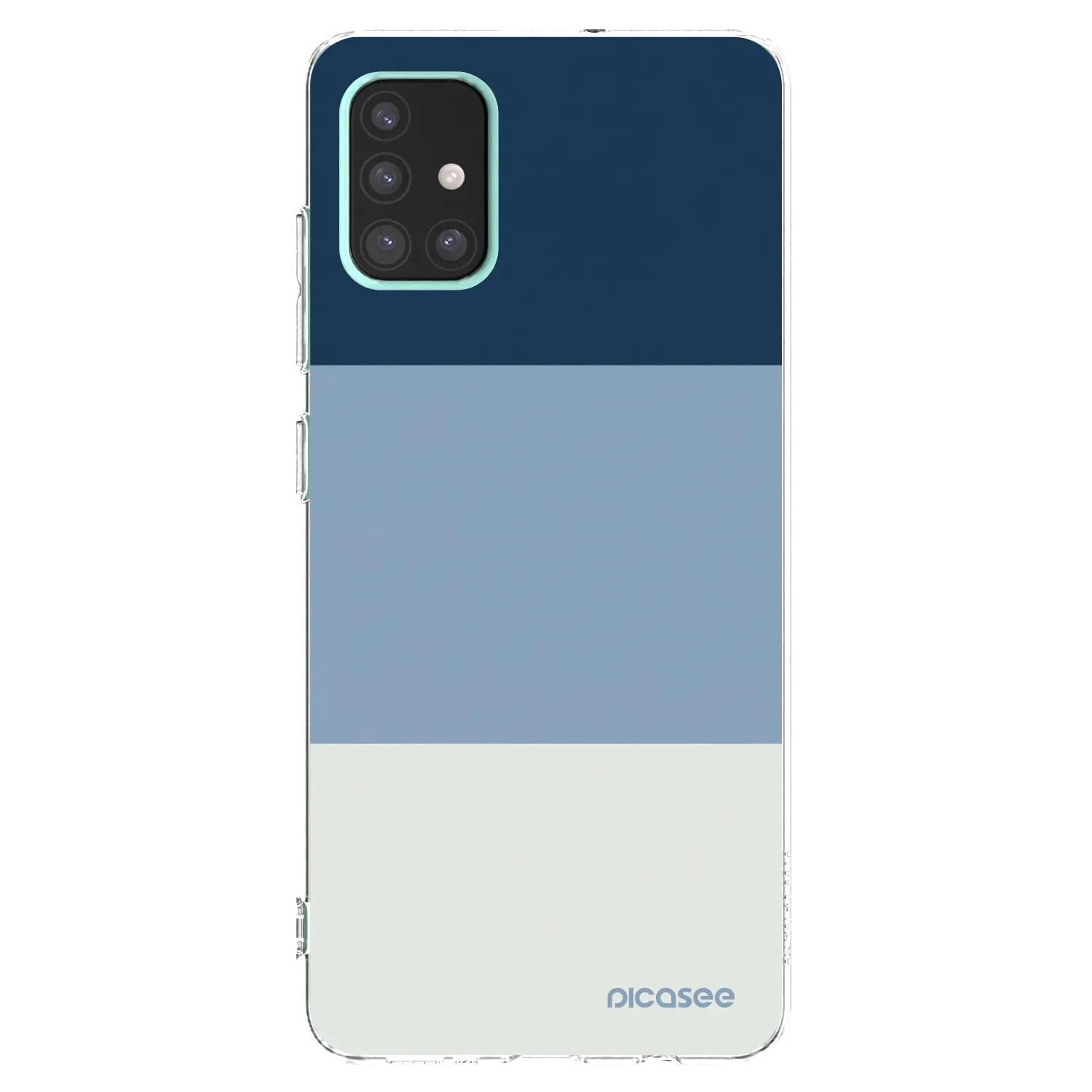 Picasee silikónový prehľadný obal pre Samsung Galaxy A51 A515F - Coastal Blue