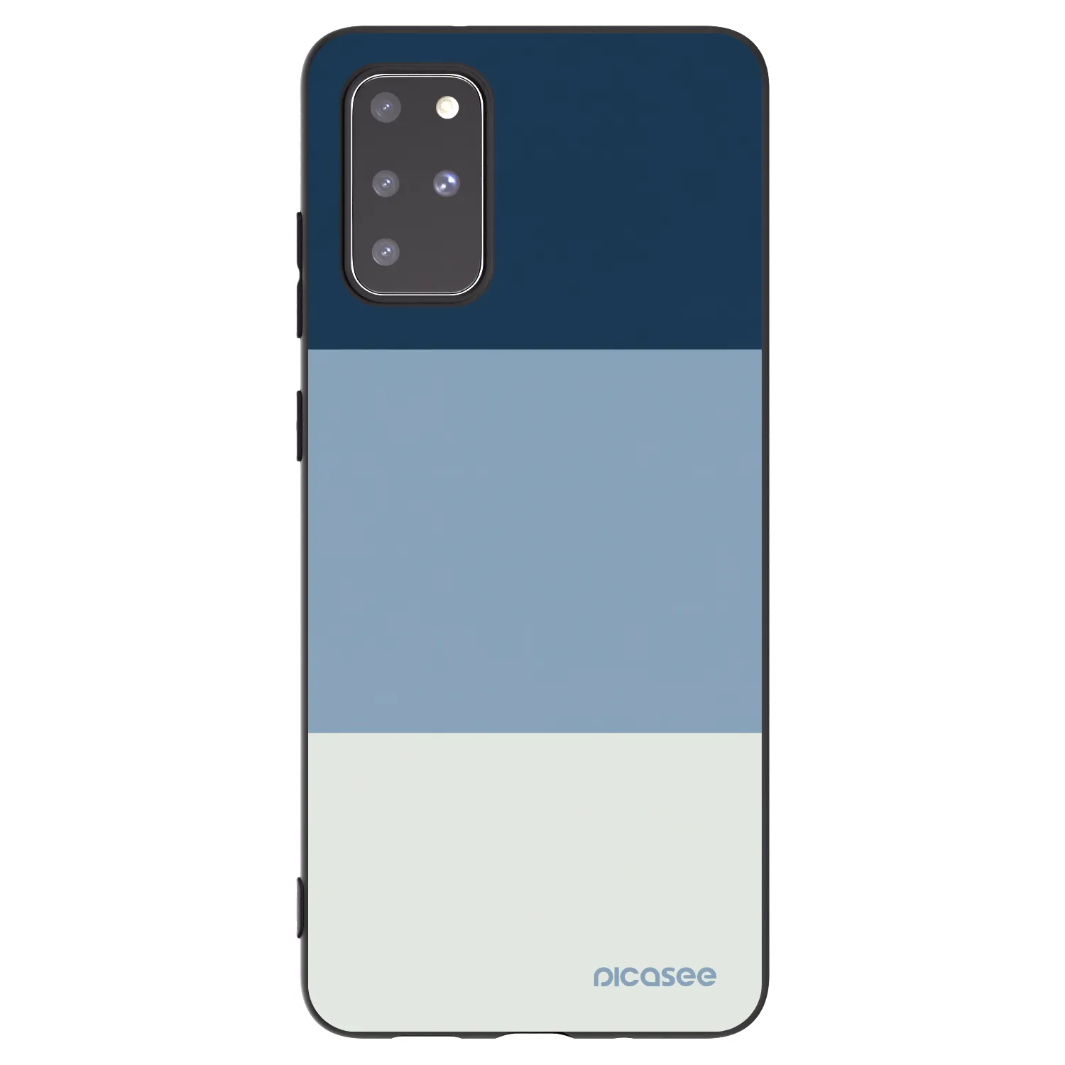Picasee silikónový čierny obal pre Samsung Galaxy S20+ G985F - Coastal Blue