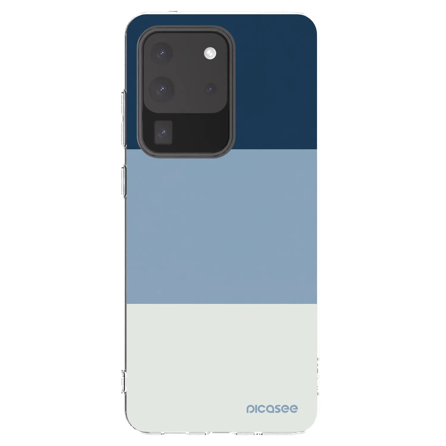 Picasee silikónový prehľadný obal pre Samsung Galaxy S20 Ultra 5G G988F - Coastal Blue