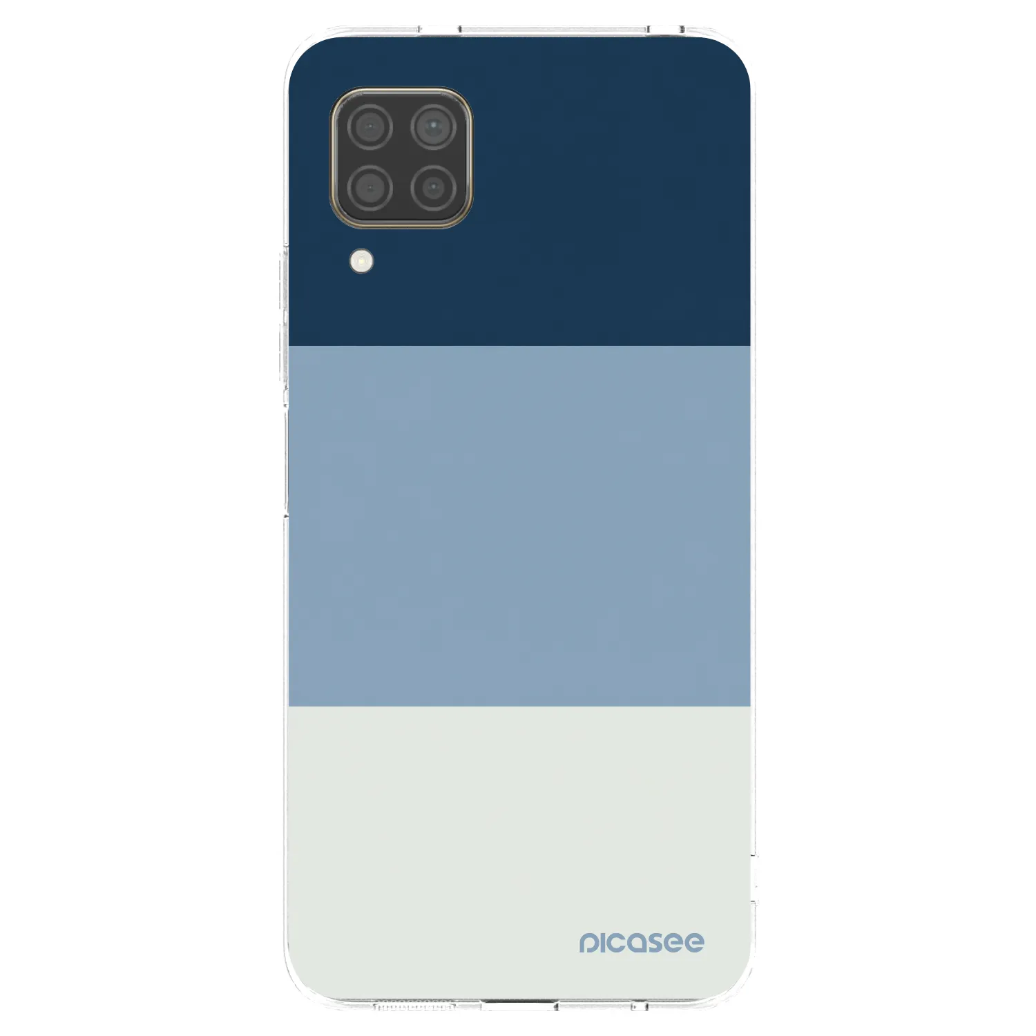 Picasee silikónový prehľadný obal pre Huawei P40 Lite - Coastal Blue