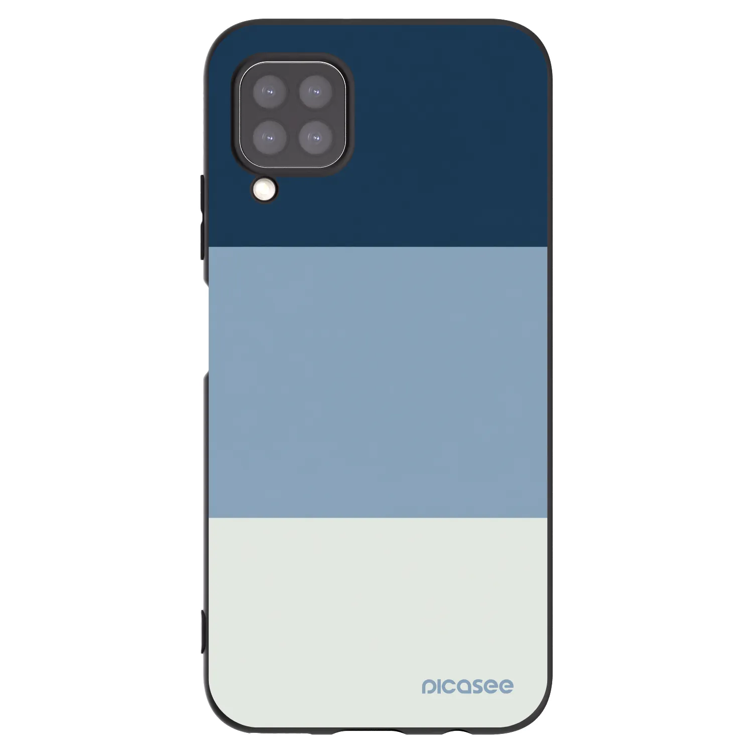 Picasee silikónový čierny obal pre Huawei P40 Lite - Coastal Blue