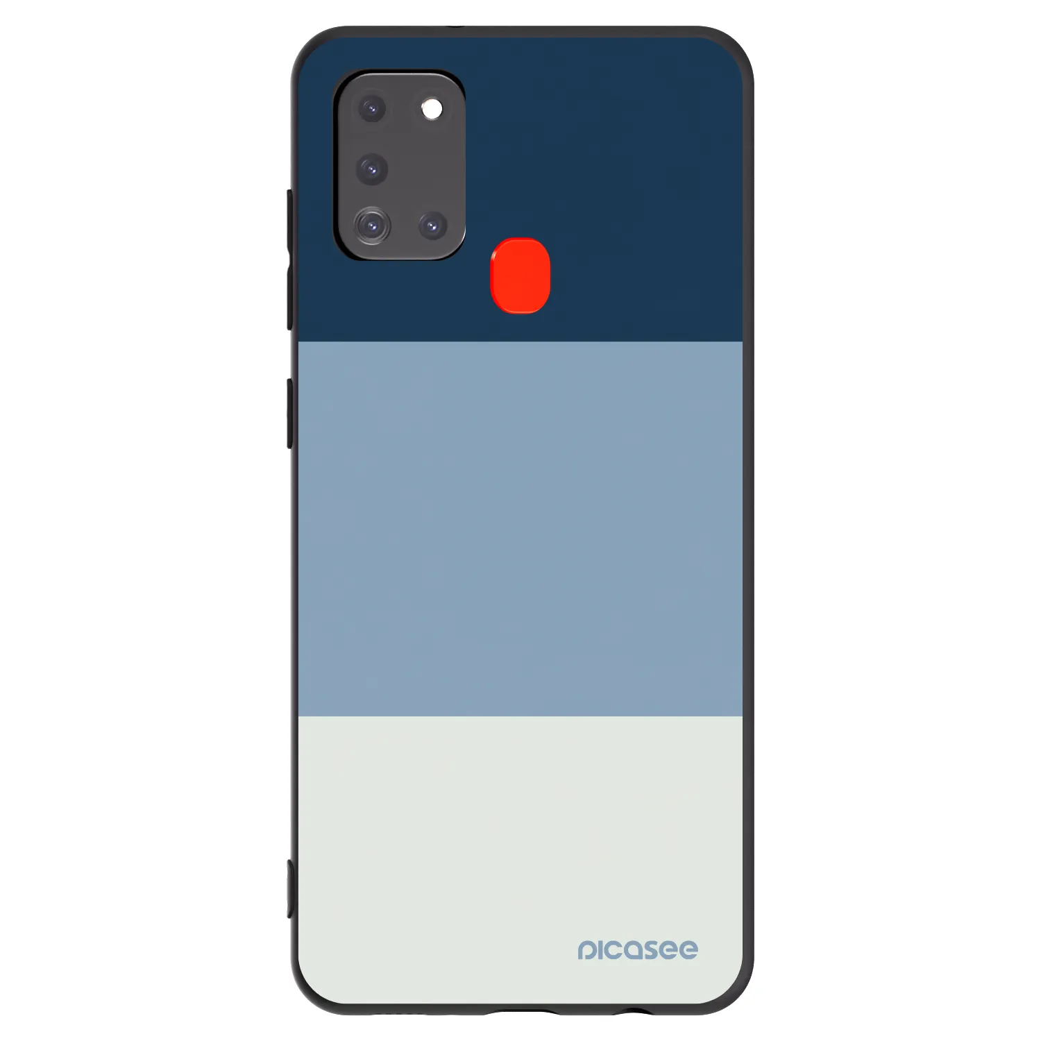 Picasee silikónový čierny obal pre Samsung Galaxy A21s - Coastal Blue