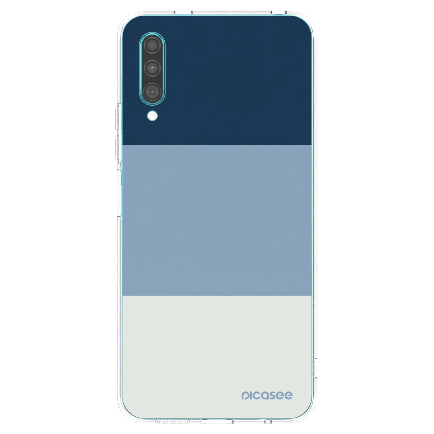 Picasee silikónový prehľadný obal pre Samsung Galaxy A30s A307F - Coastal Blue